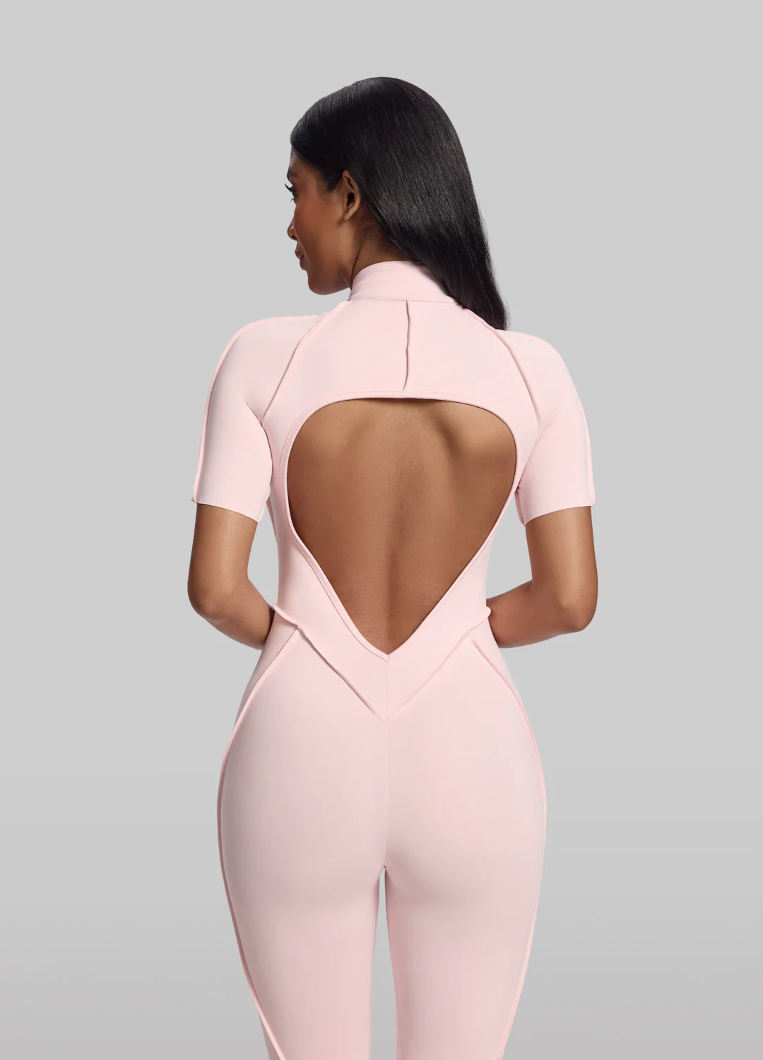 Short Sleeve Full-Length Catsuit - Image 3