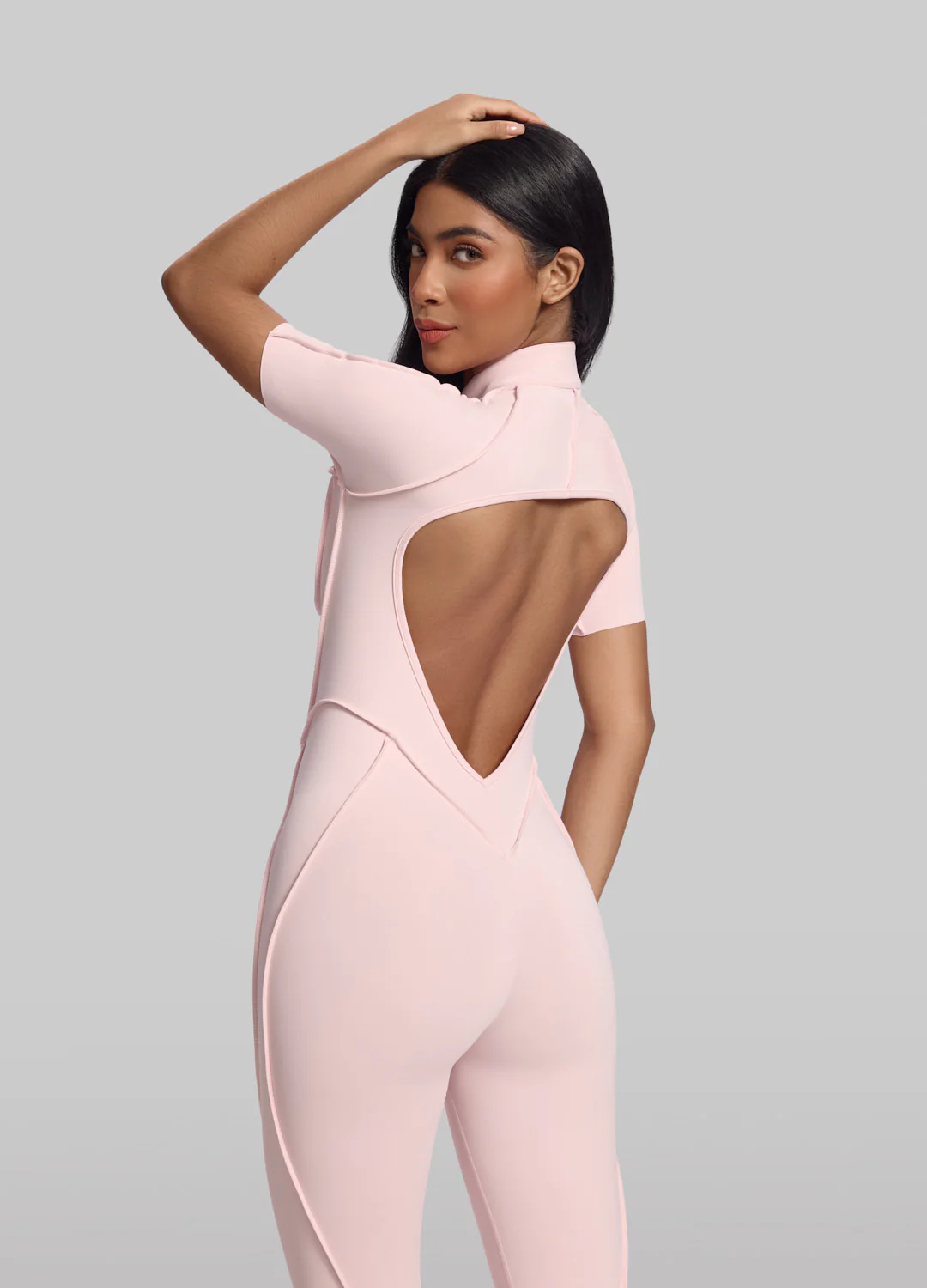 Short Sleeve Full-Length Catsuit - Image 5