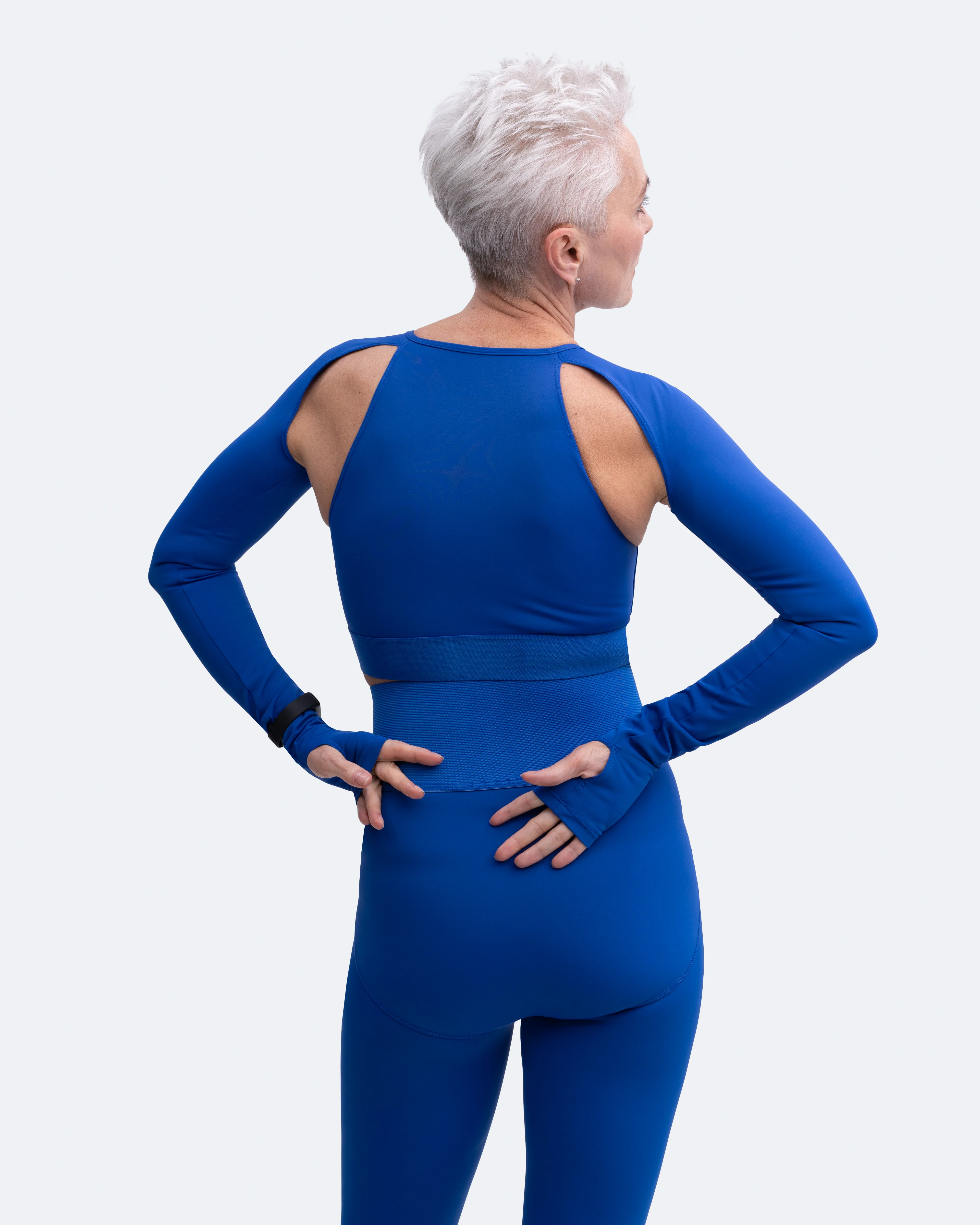 Shoulder Cut-Out Crop Top - Image 9