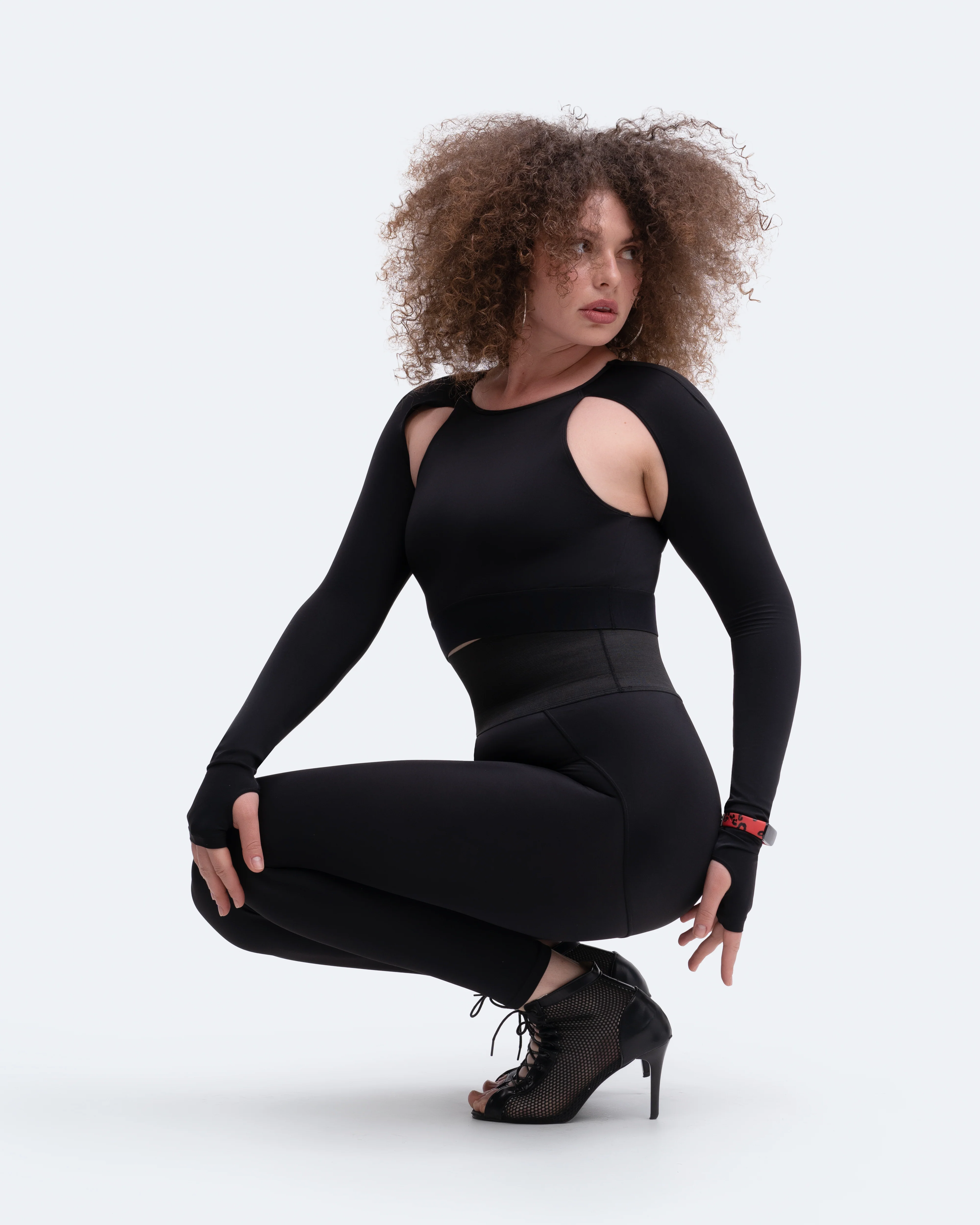 Shoulder Cut-Out Crop Top - Image 10