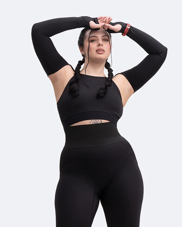 Shoulder Cut-Out Crop Top - Image 15