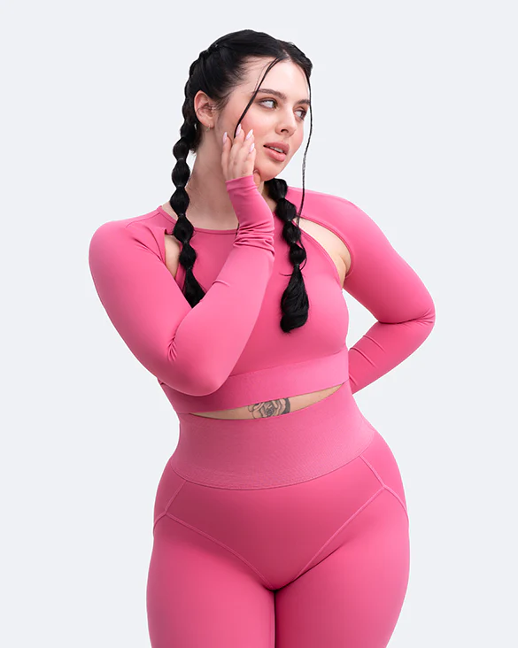 Shoulder Cut-Out Crop Top - Image 12