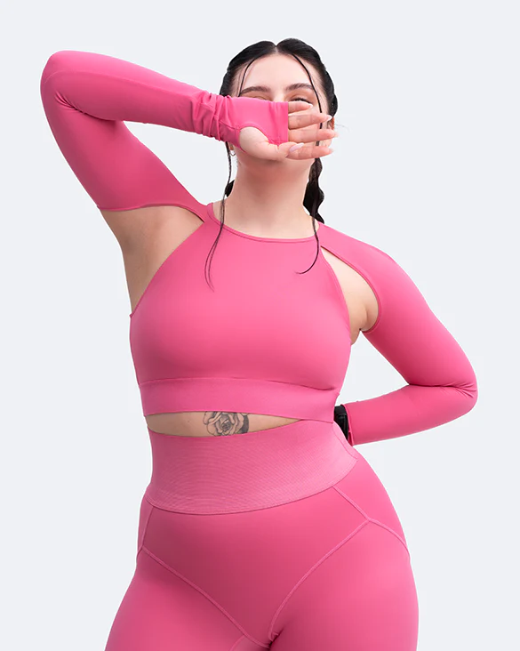 Shoulder Cut-Out Crop Top - Image 15