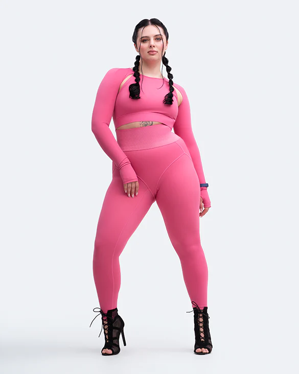 Shoulder Cut-Out Crop Top - Image 16