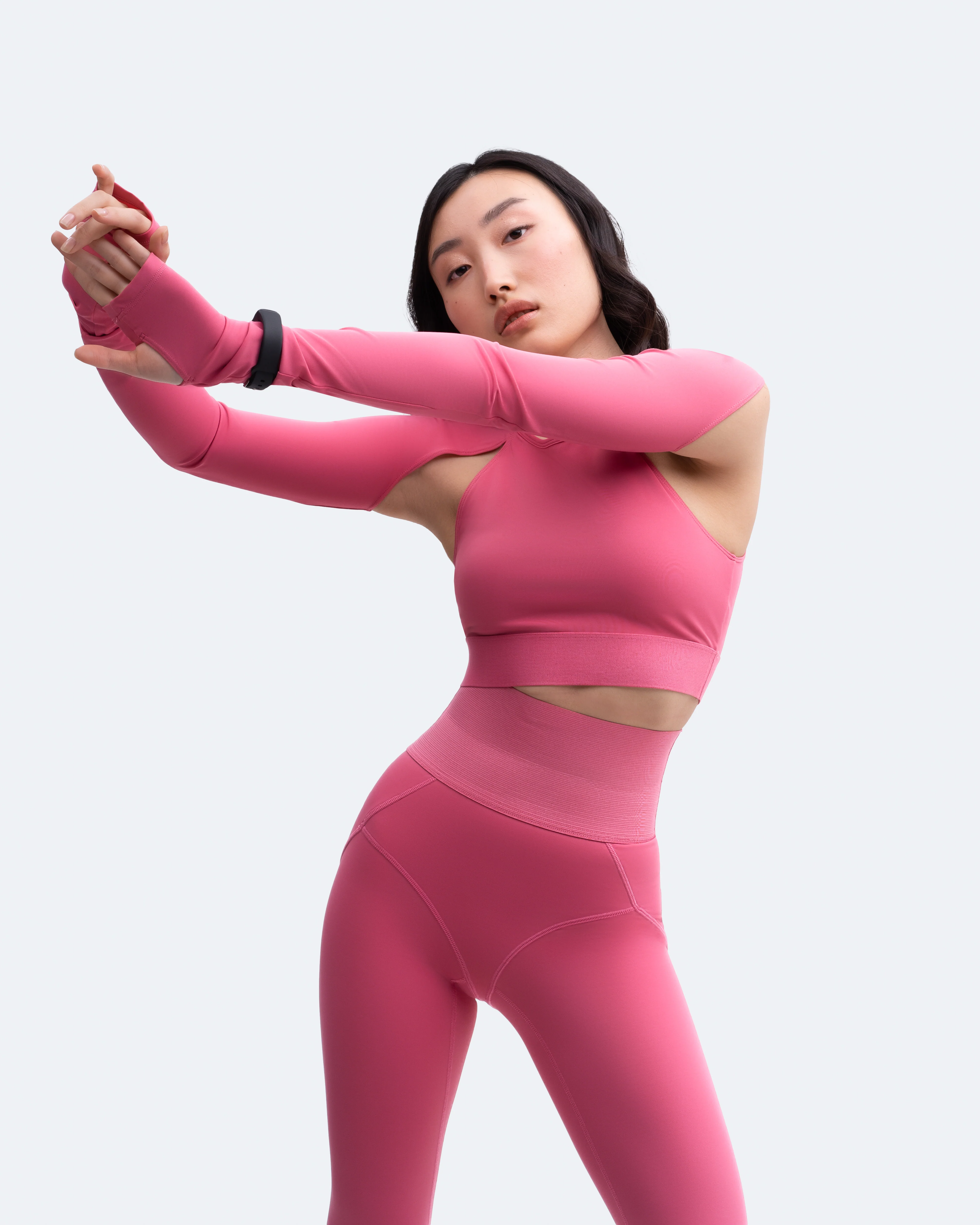 Shoulder Cut-Out Crop Top - Image 3