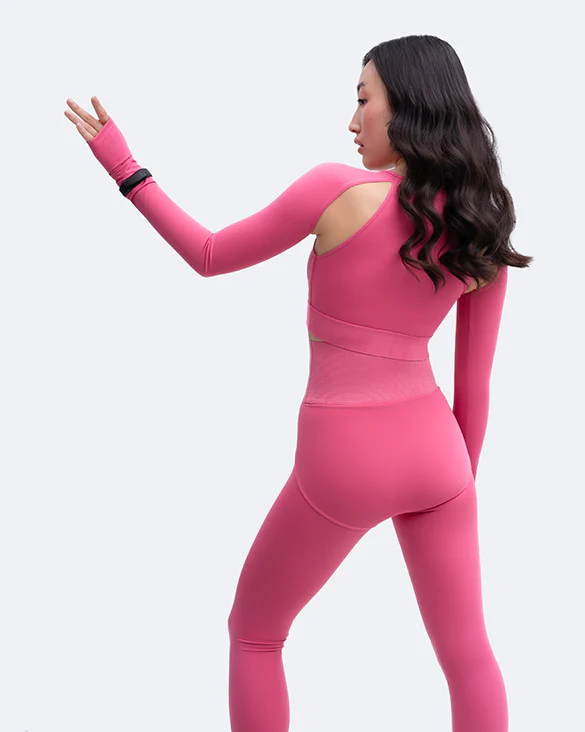 Shoulder Cut-Out Crop Top - Image 4