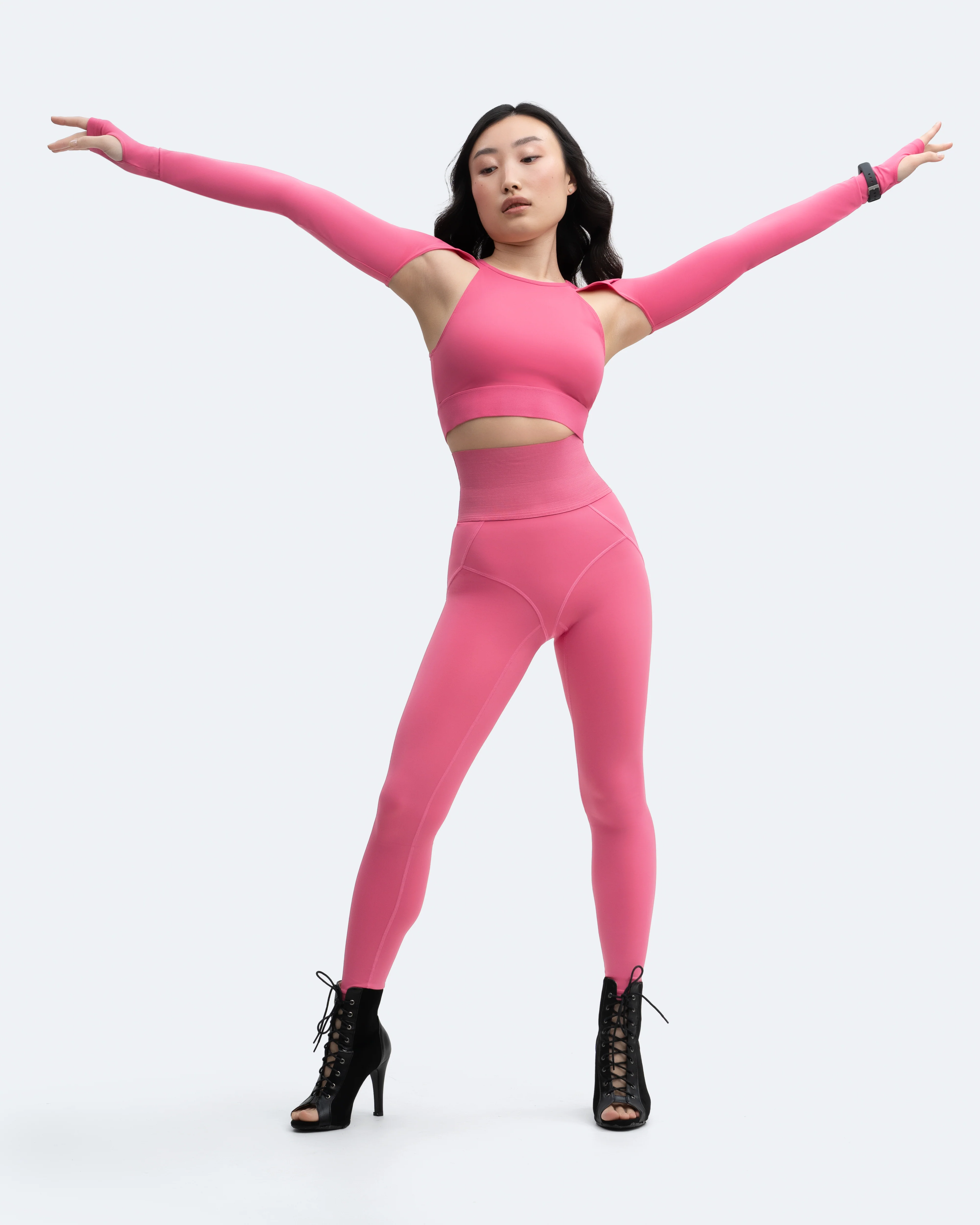 Shoulder Cut-Out Crop Top - Image 6