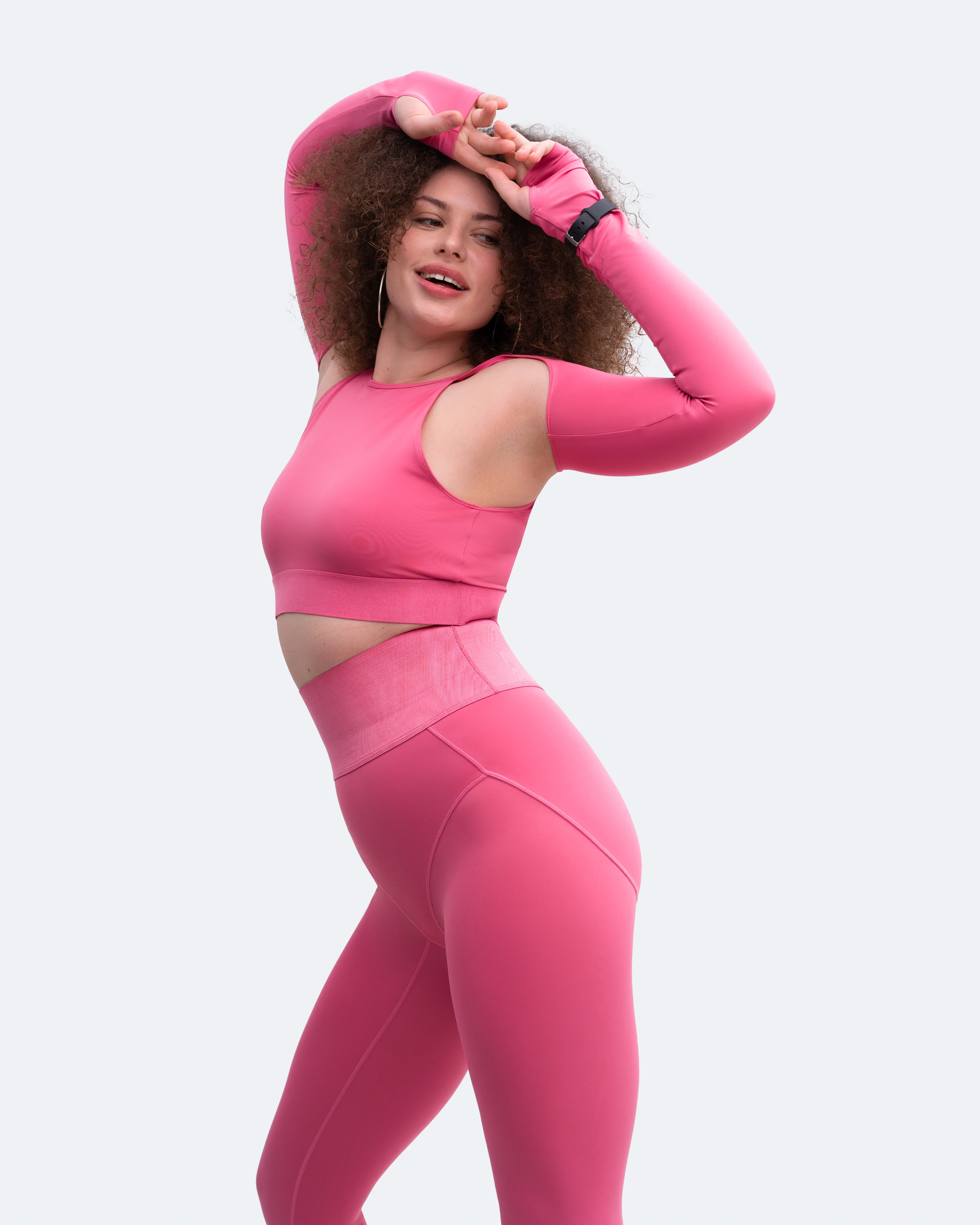 Shoulder Cut-Out Crop Top - Image 8