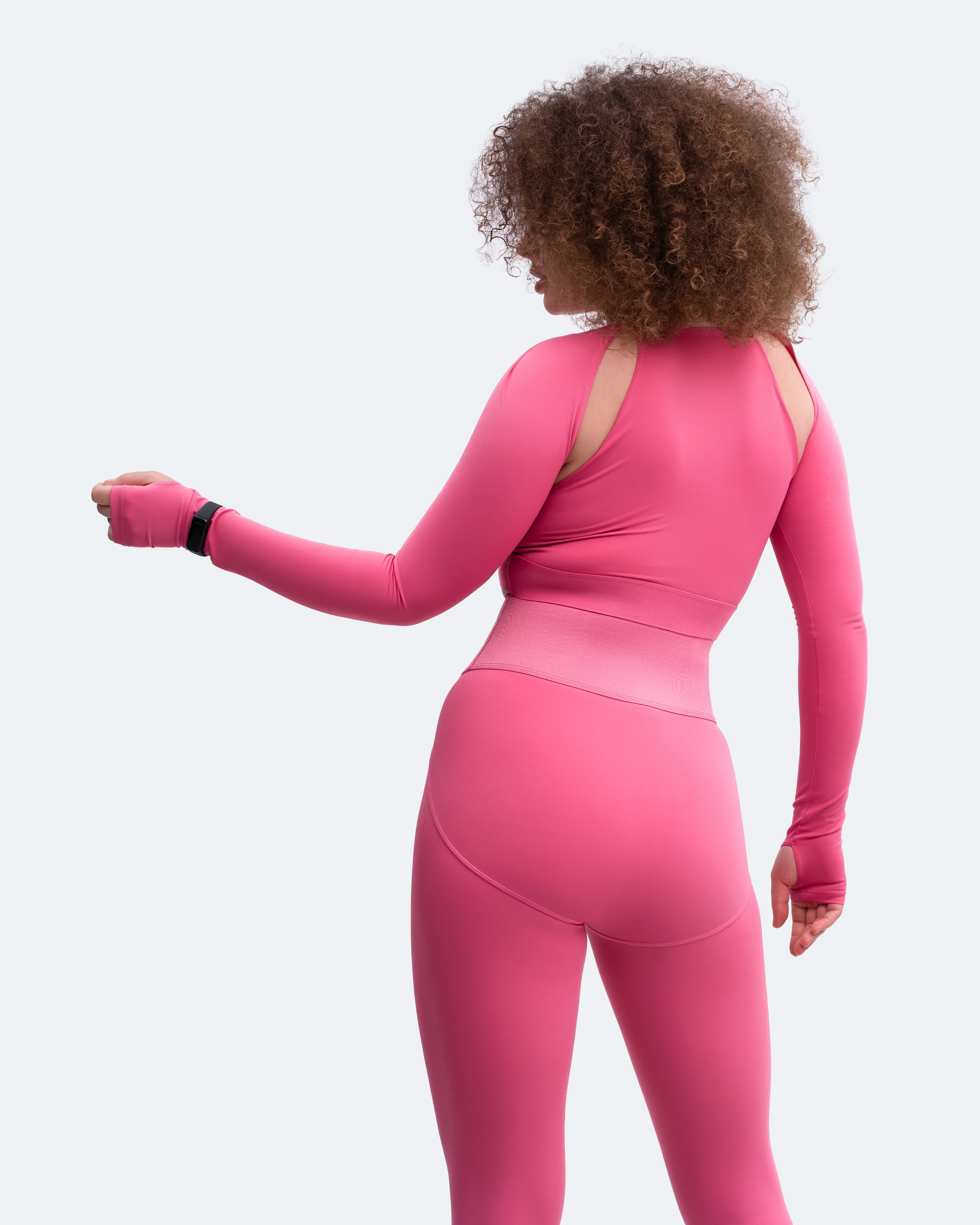 Shoulder Cut-Out Crop Top - Image 9
