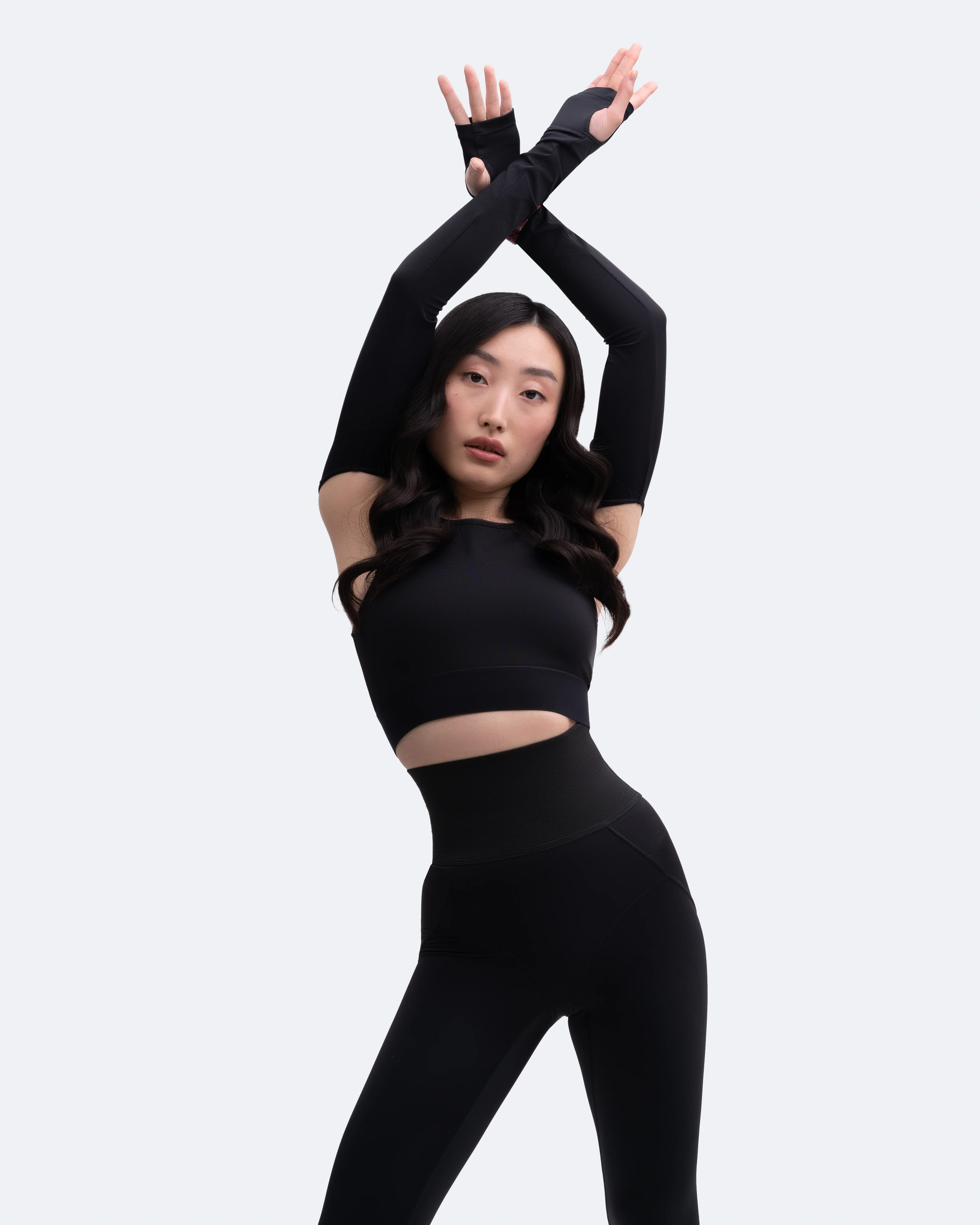 Shoulder Cut-Out Crop Top - Image 2