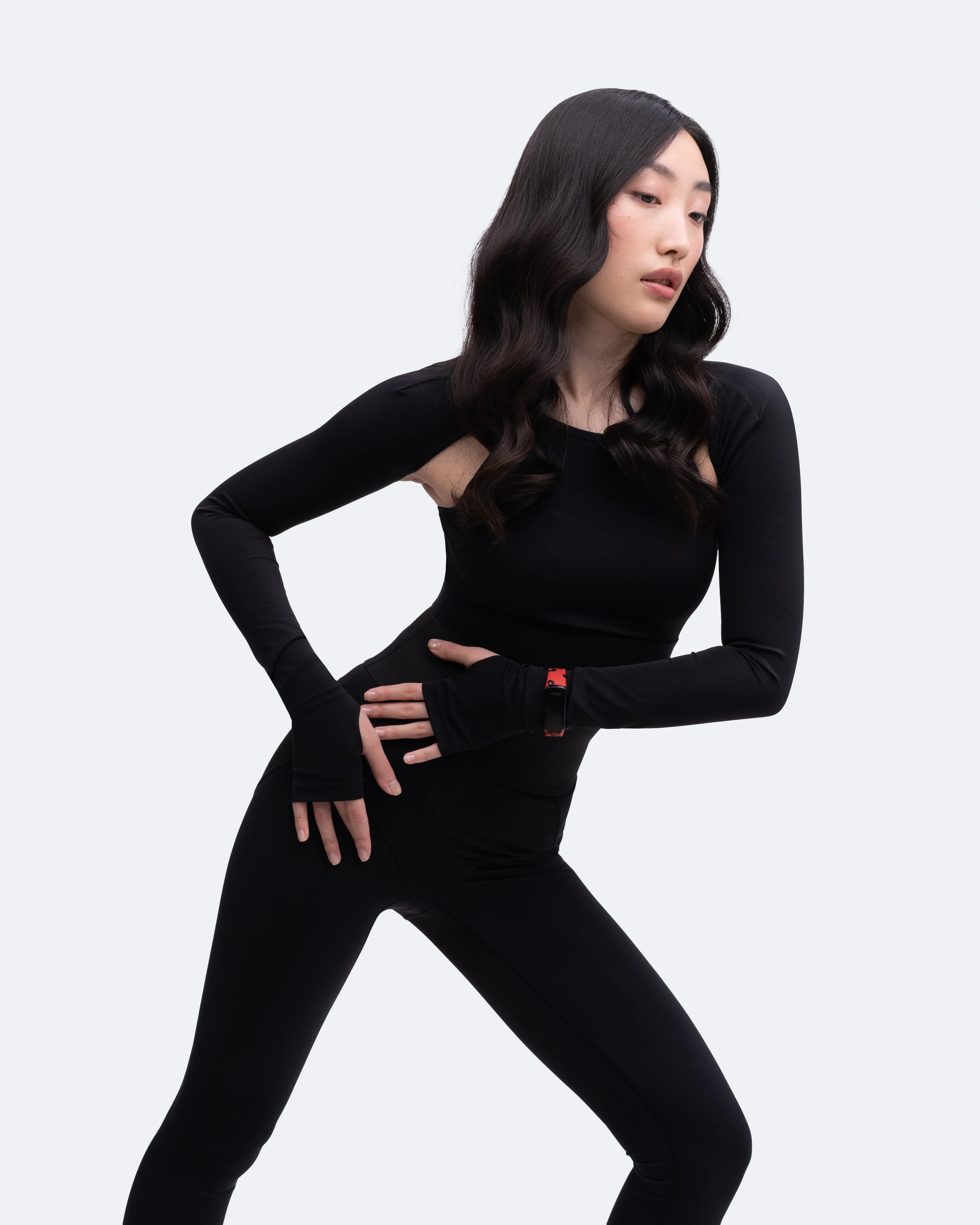 Shoulder Cut-Out Crop Top - Image 3