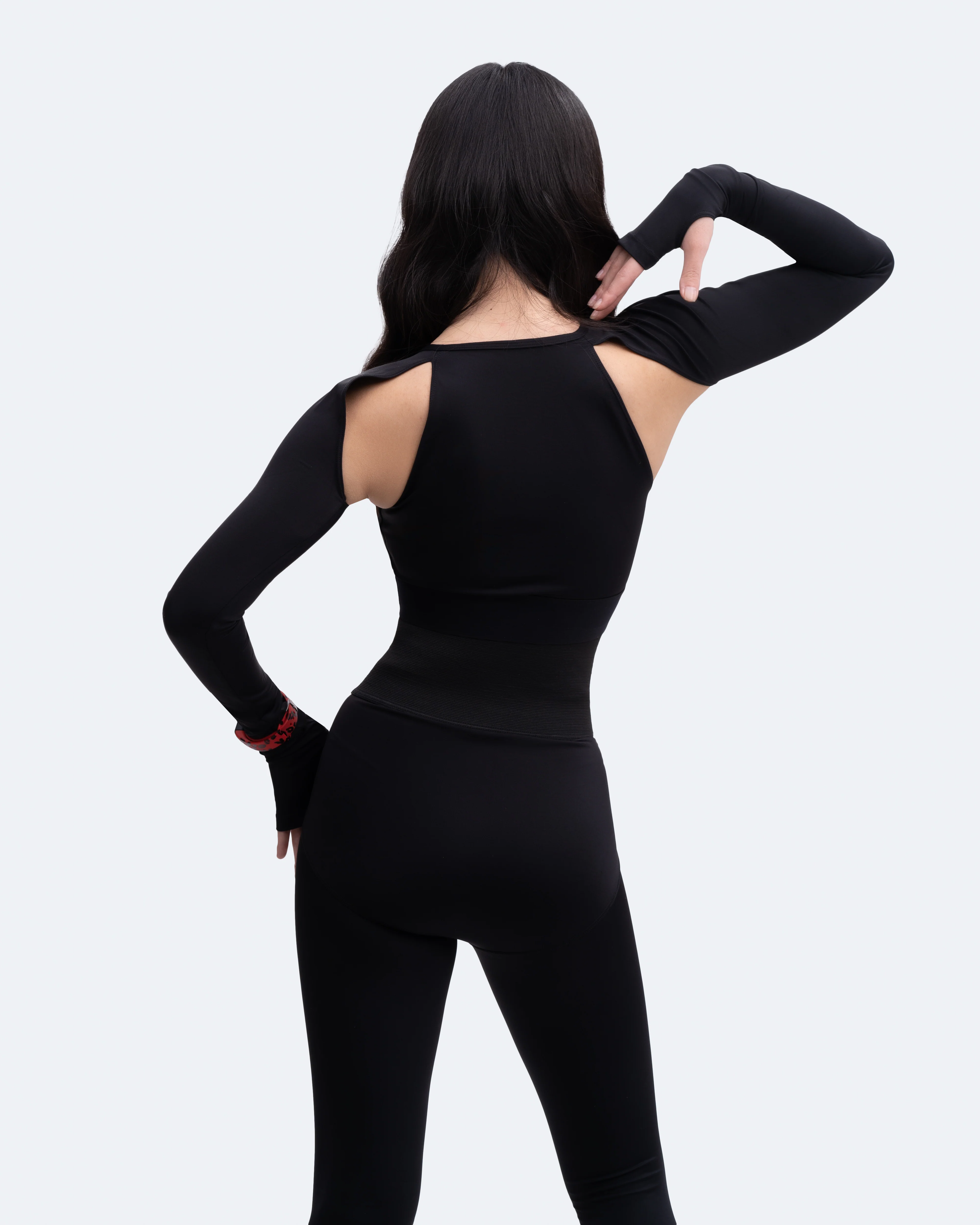 Shoulder Cut-Out Crop Top - Image 4