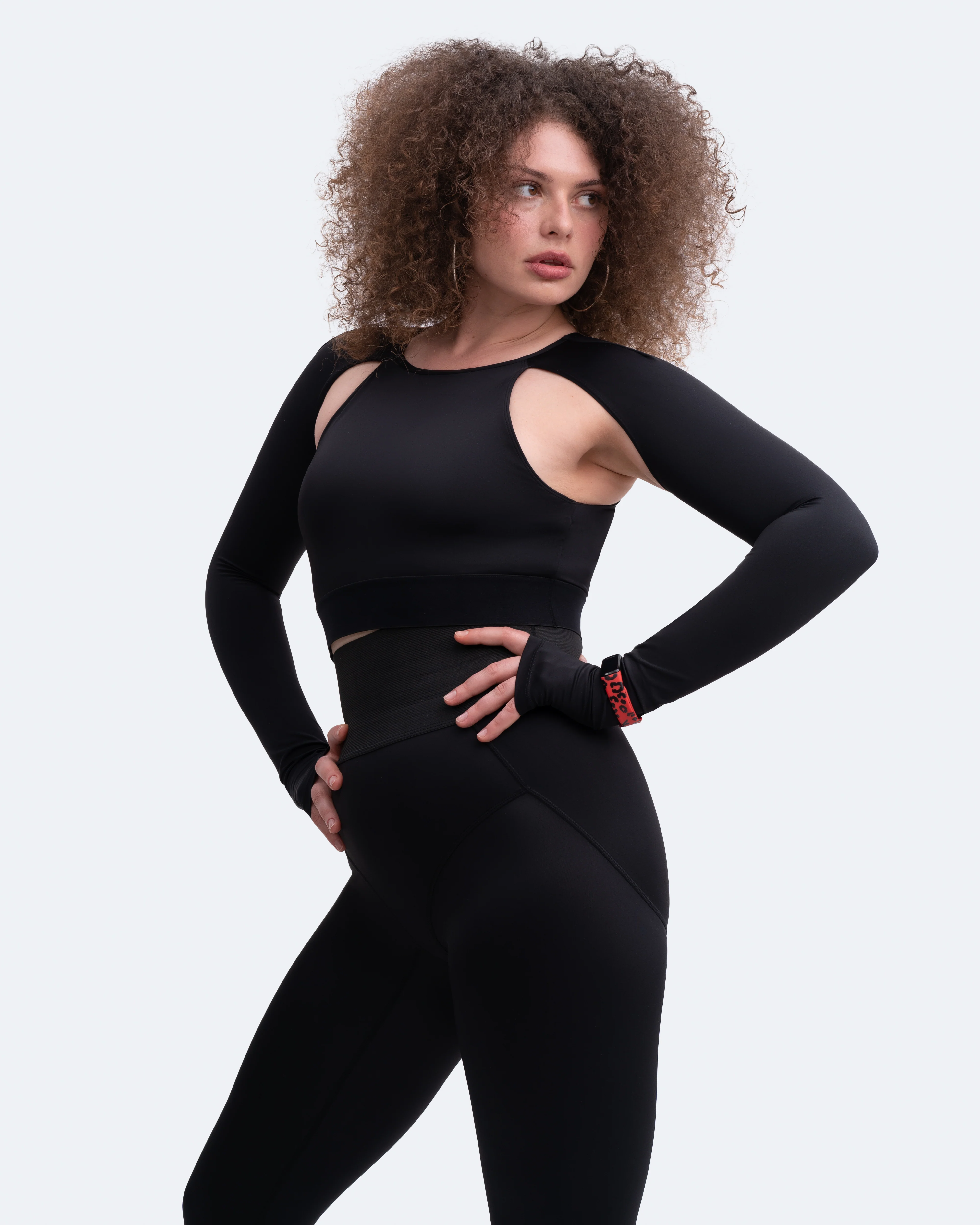 Shoulder Cut-Out Crop Top - Image 7