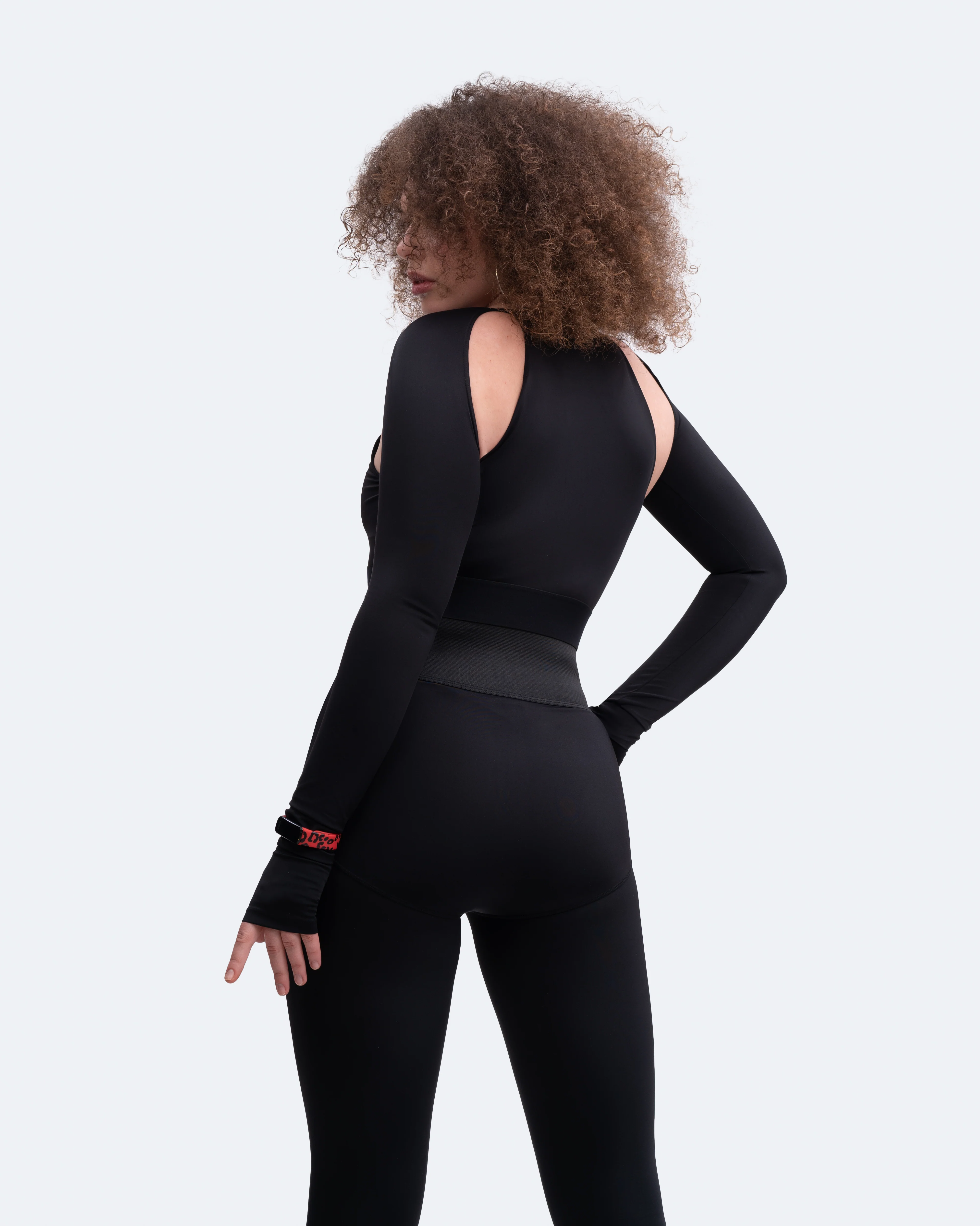 Shoulder Cut-Out Crop Top - Image 9