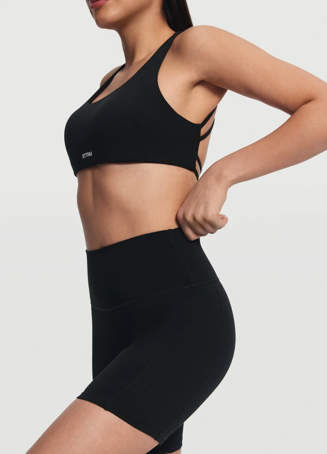 High-Waisted Side Pocket Shorts - Image 3