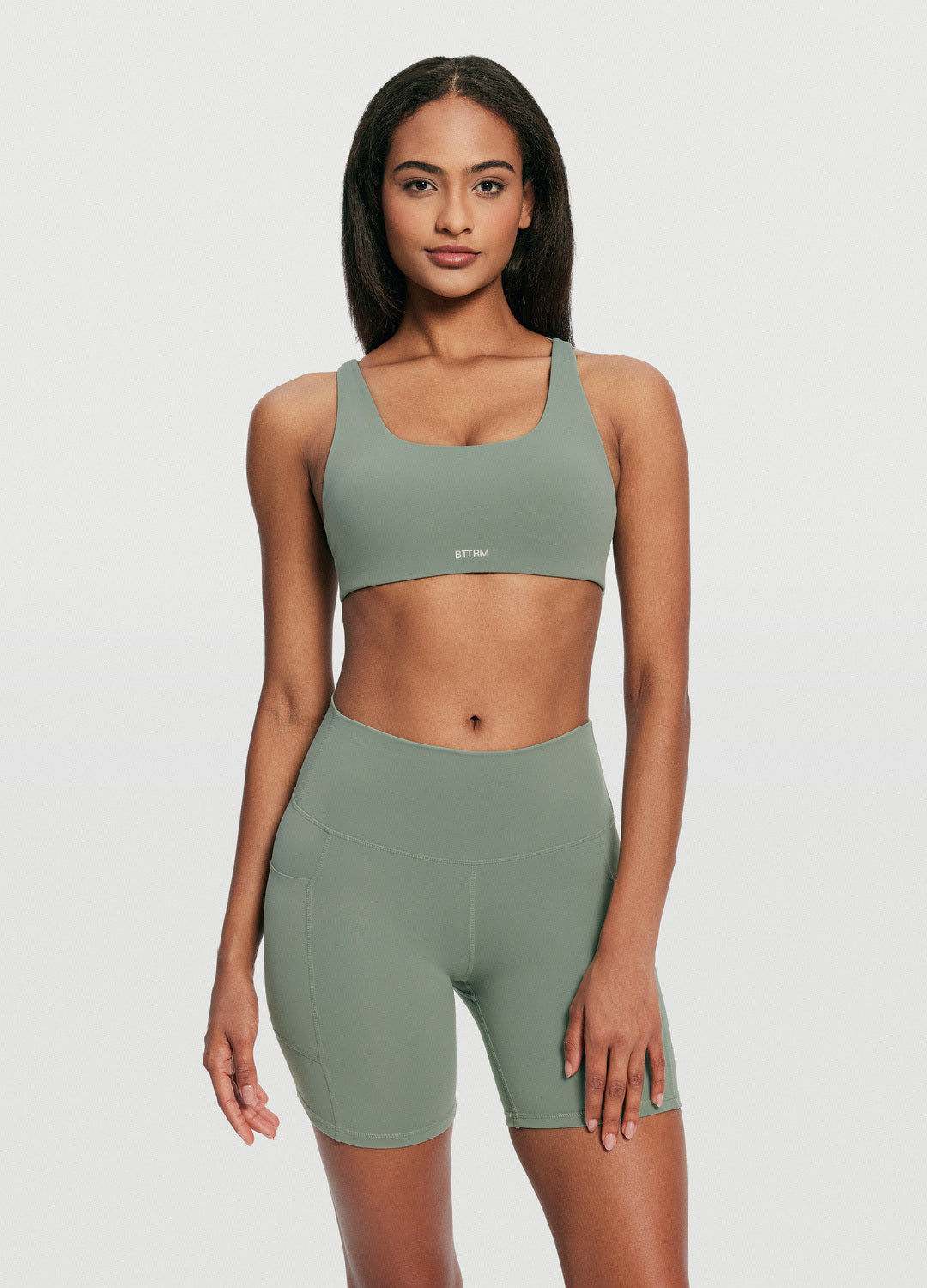 High-Waisted Side Pocket Shorts - Image 3