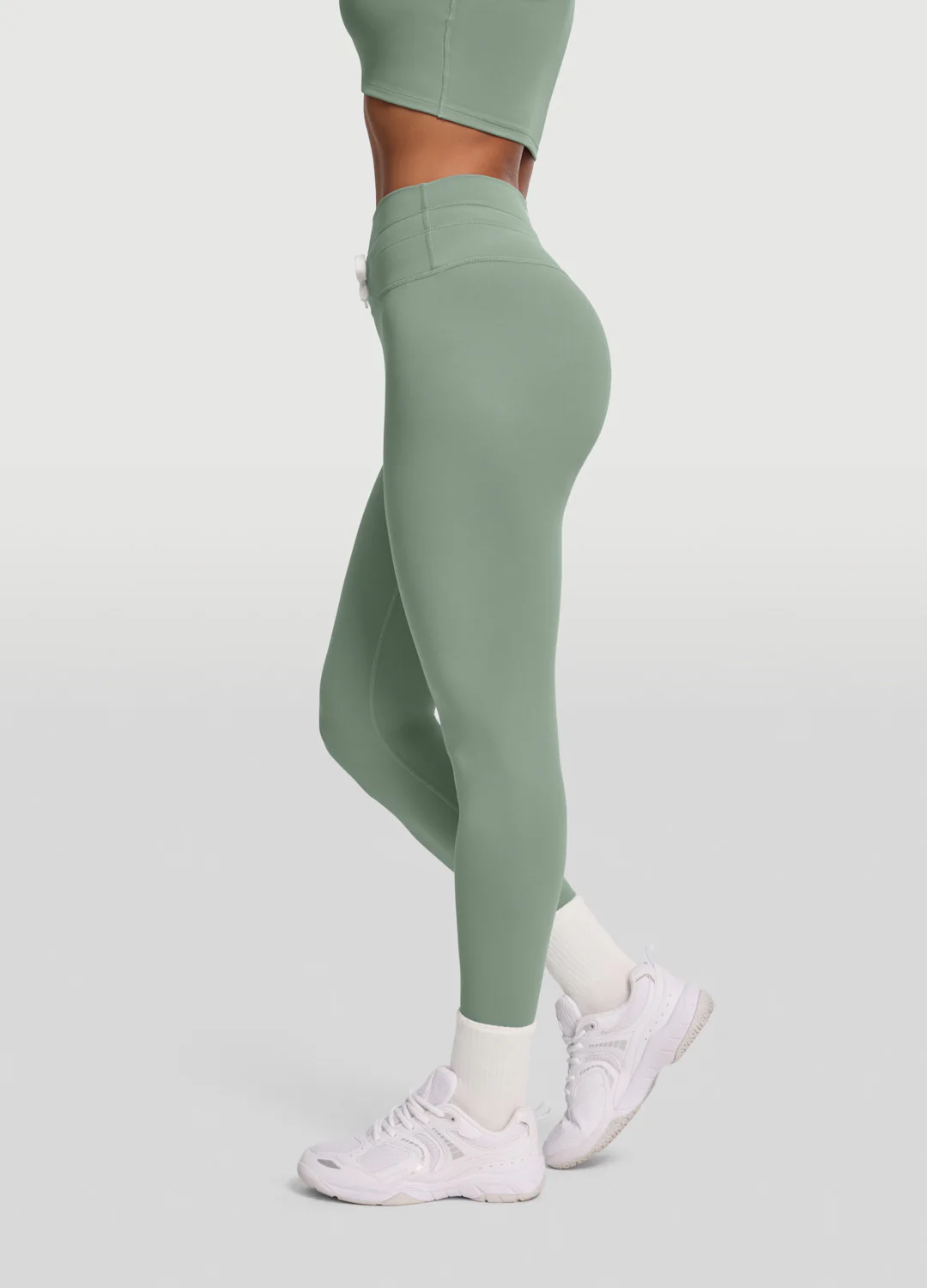 Sleek Drawstring Leggings - Image 3