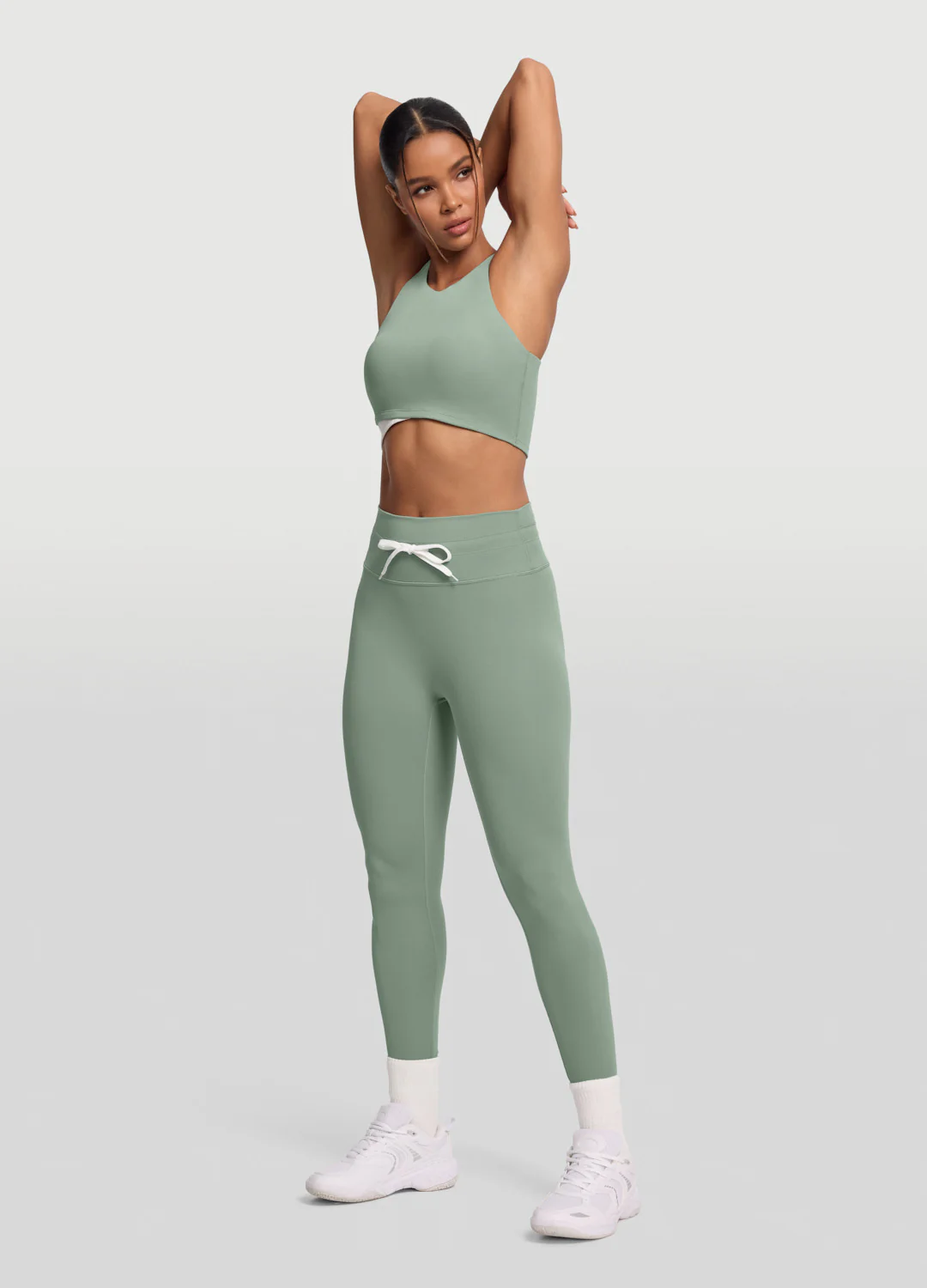 Sleek Drawstring Leggings - Image 5