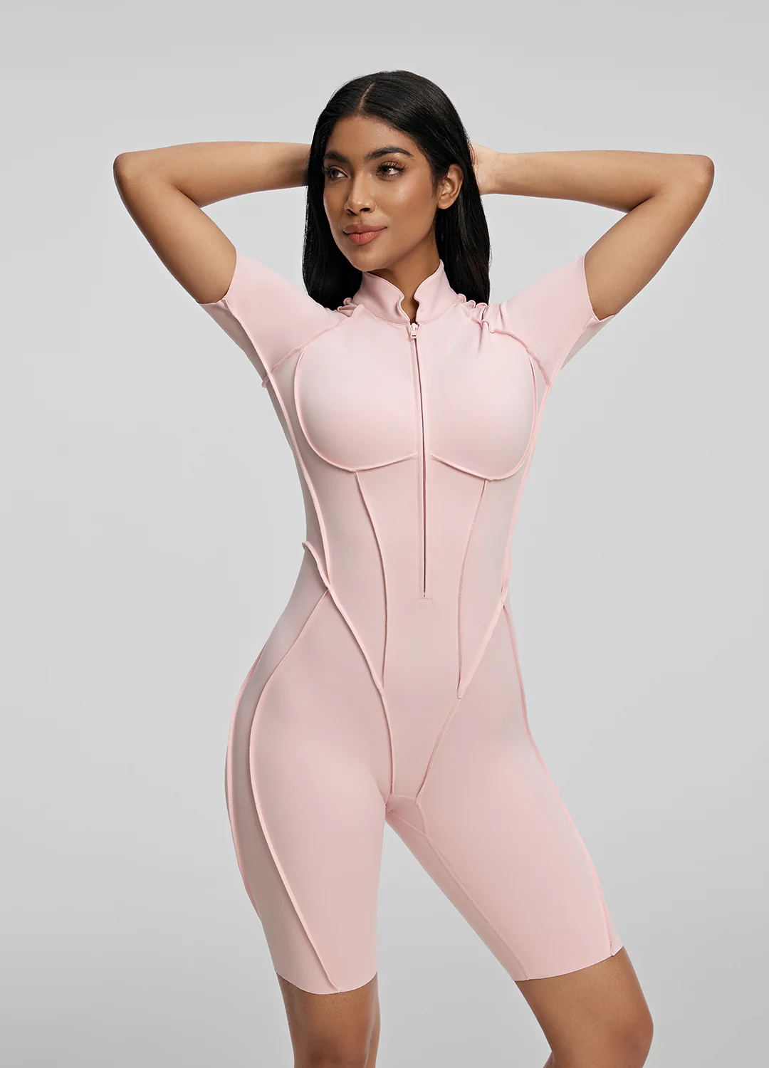 Sleek Shorts Catsuit - Image 3