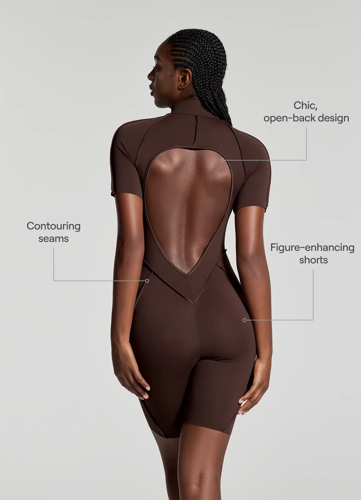 Sleek Shorts Catsuit - Image 2