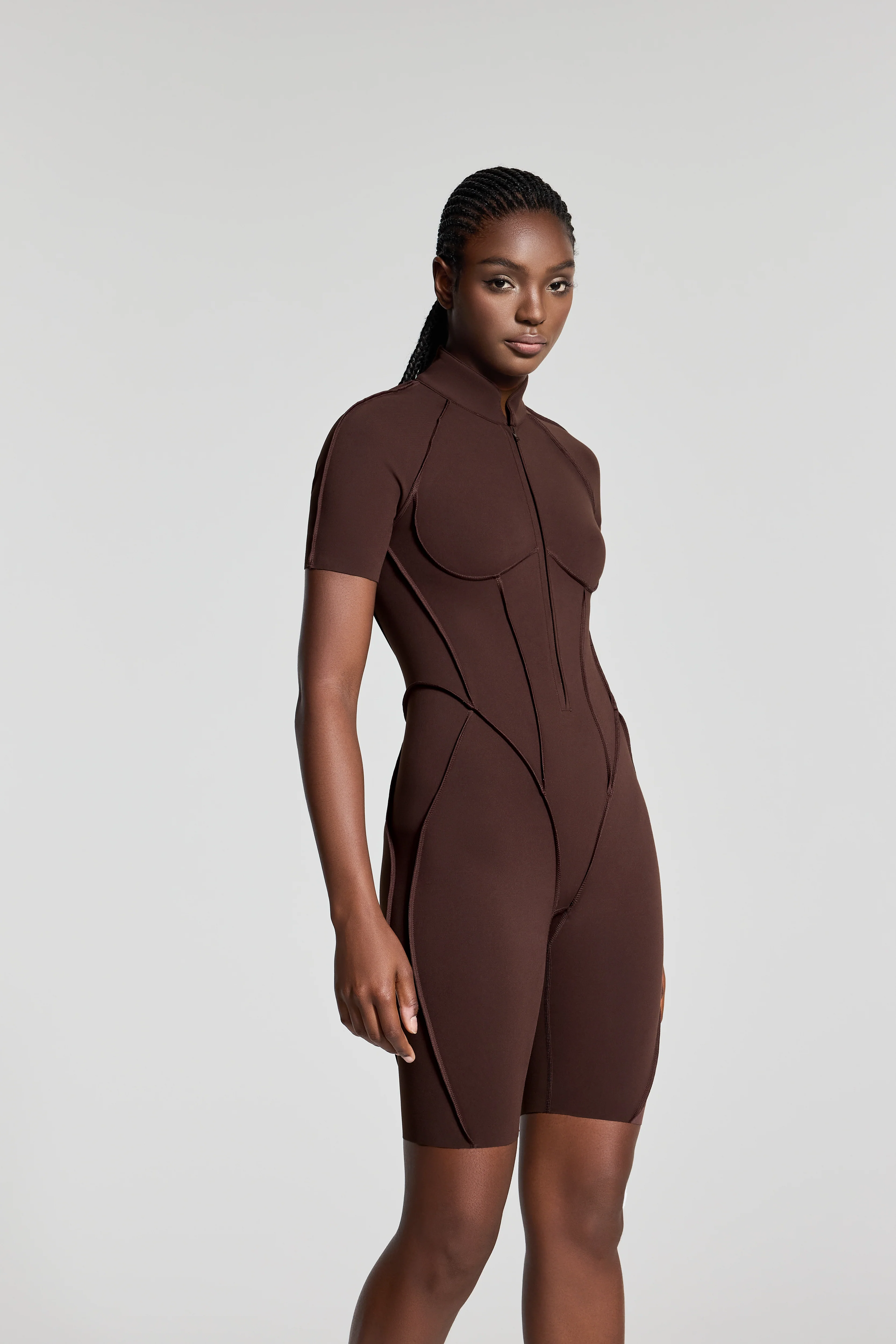 Sleek Shorts Catsuit - Image 3