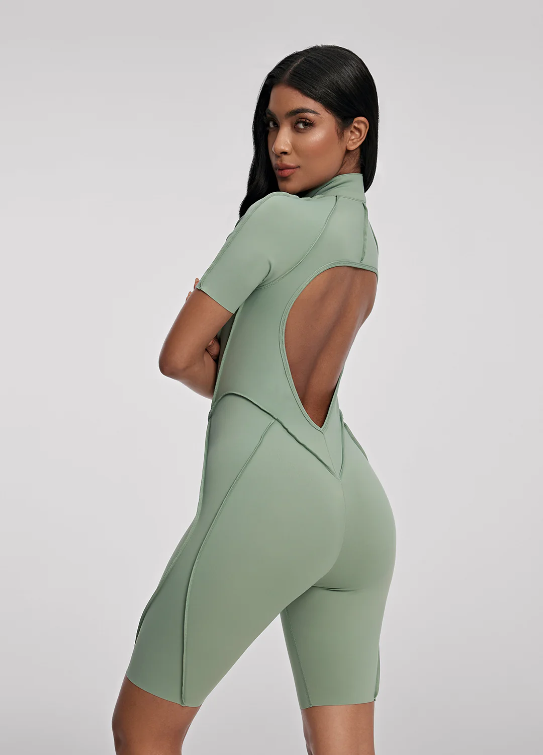 Sleek Shorts Catsuit - Image 3