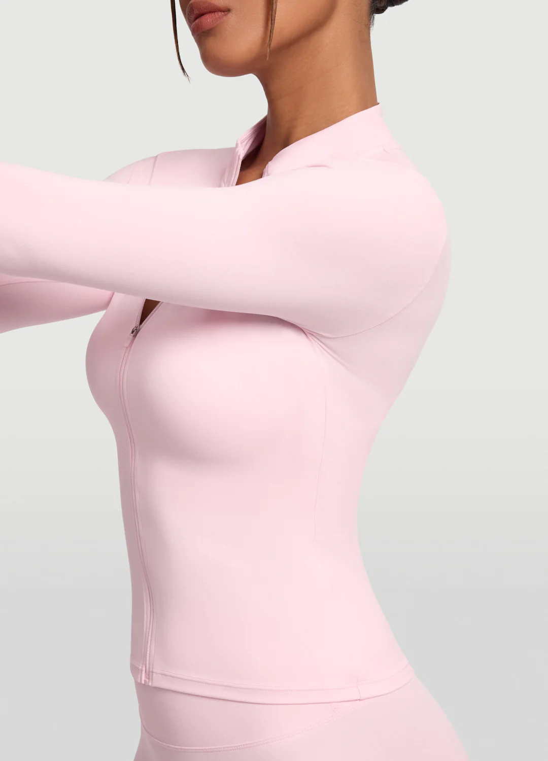 Sleek Zip-Up Long Sleeve Jacket - Image 5