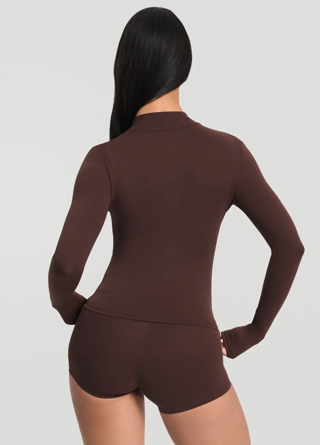 Sleek Zip-Up Long Sleeve Jacket - Image 3