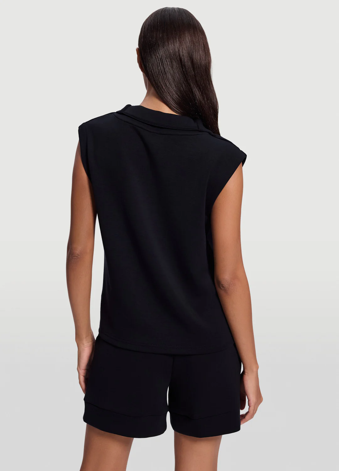 Sleeveless Half-Zip Sweatshirt - Image 3