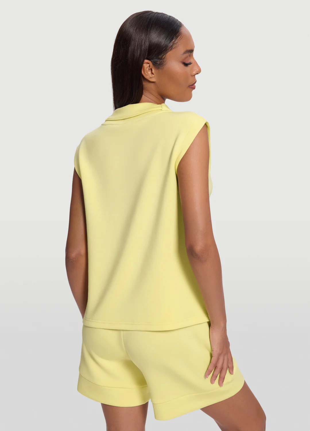 Sleeveless Half-Zip Sweatshirt - Image 2