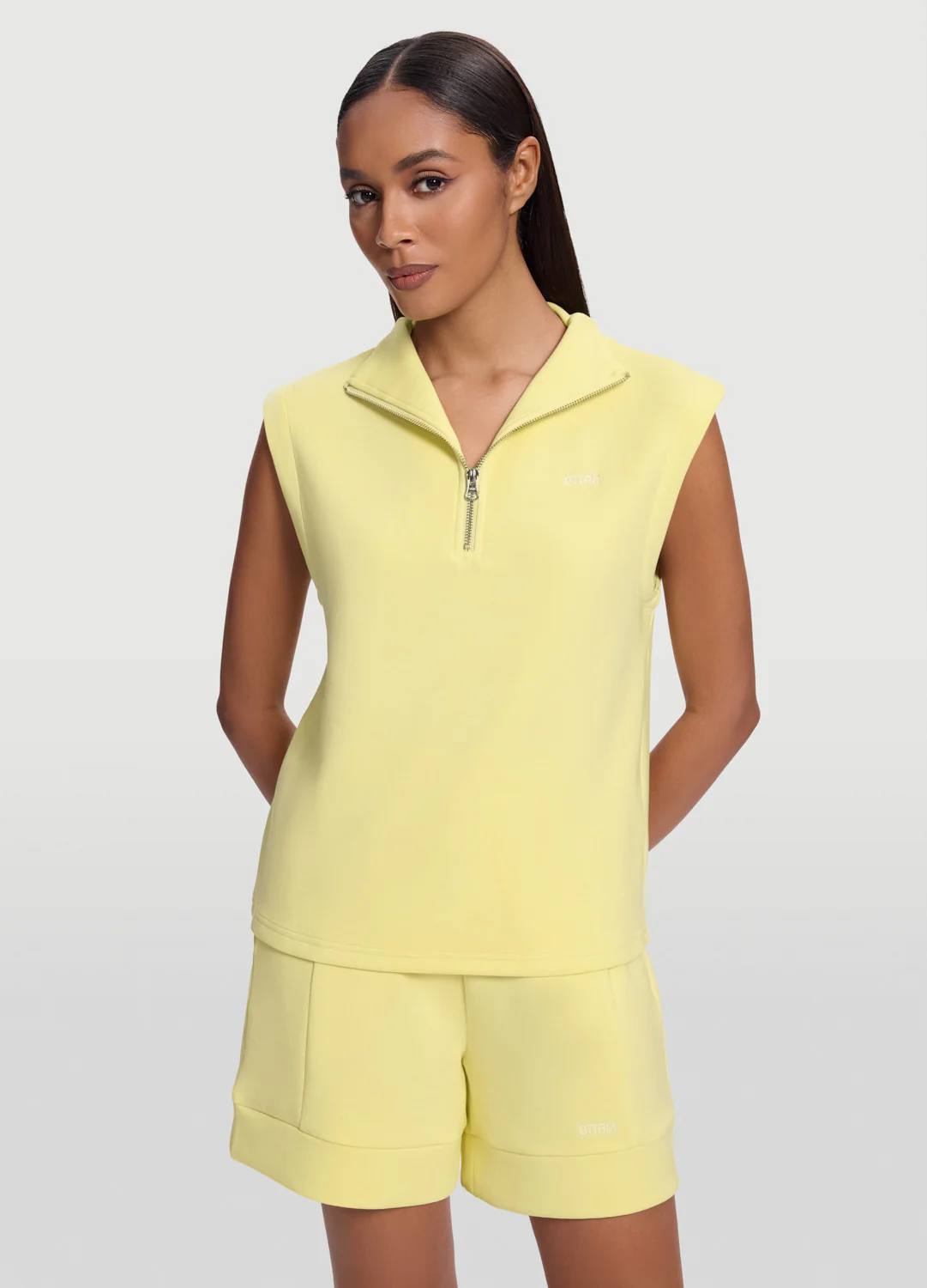 Sleeveless Half-Zip Sweatshirt - Image 6