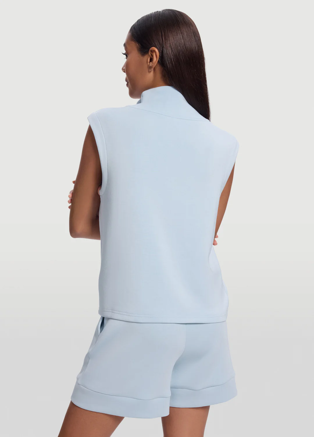 Sleeveless Half-Zip Sweatshirt - Image 3