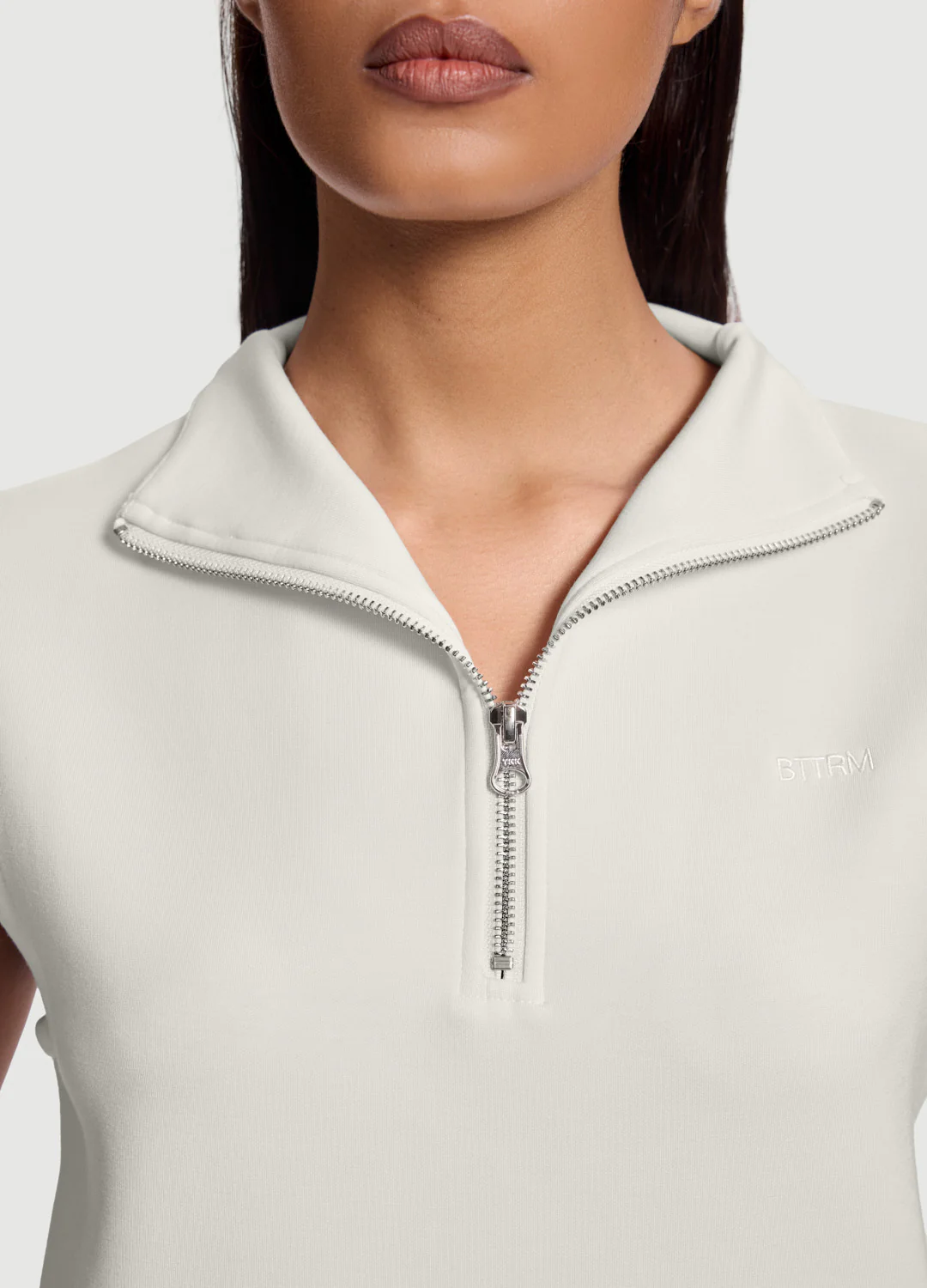 Sleeveless Half-Zip Sweatshirt - Image 4