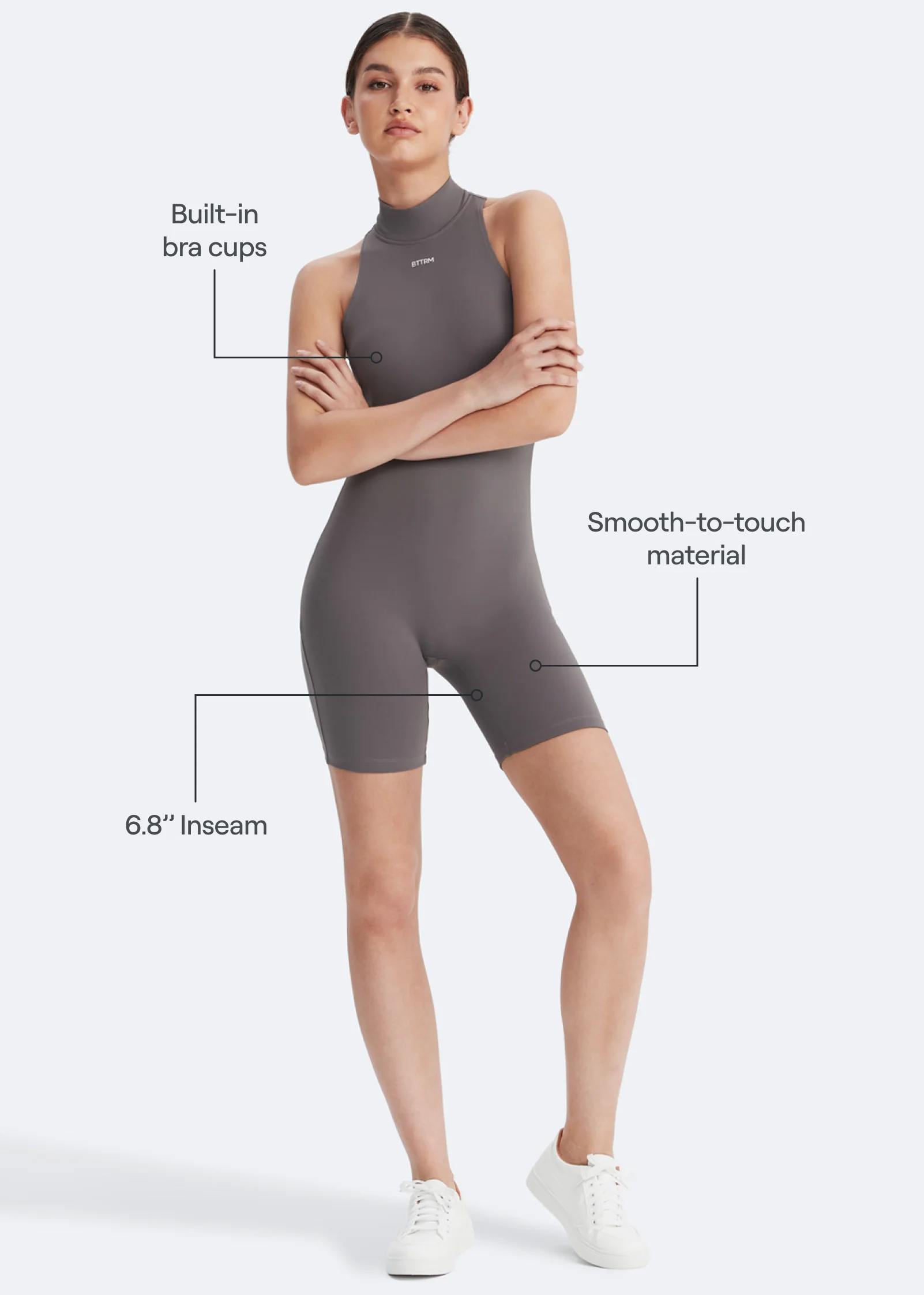 Sleeveless High-Neck Bodysuit - Image 4