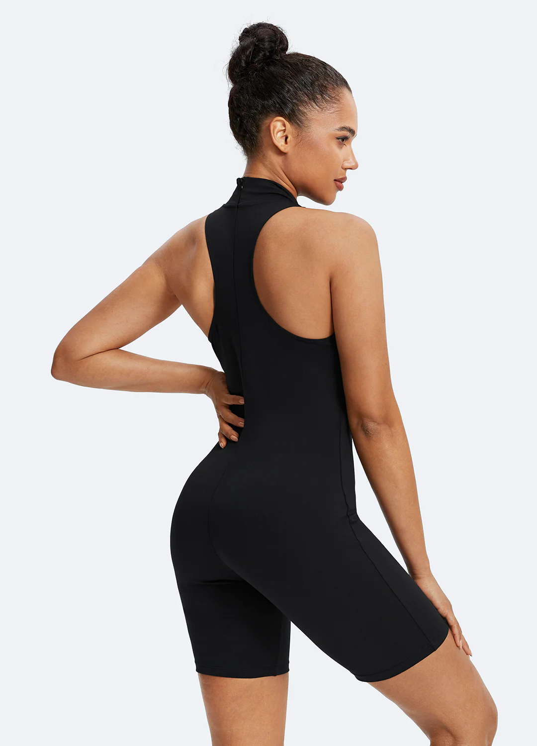 Sleeveless High-Neck Bodysuit - Image 3