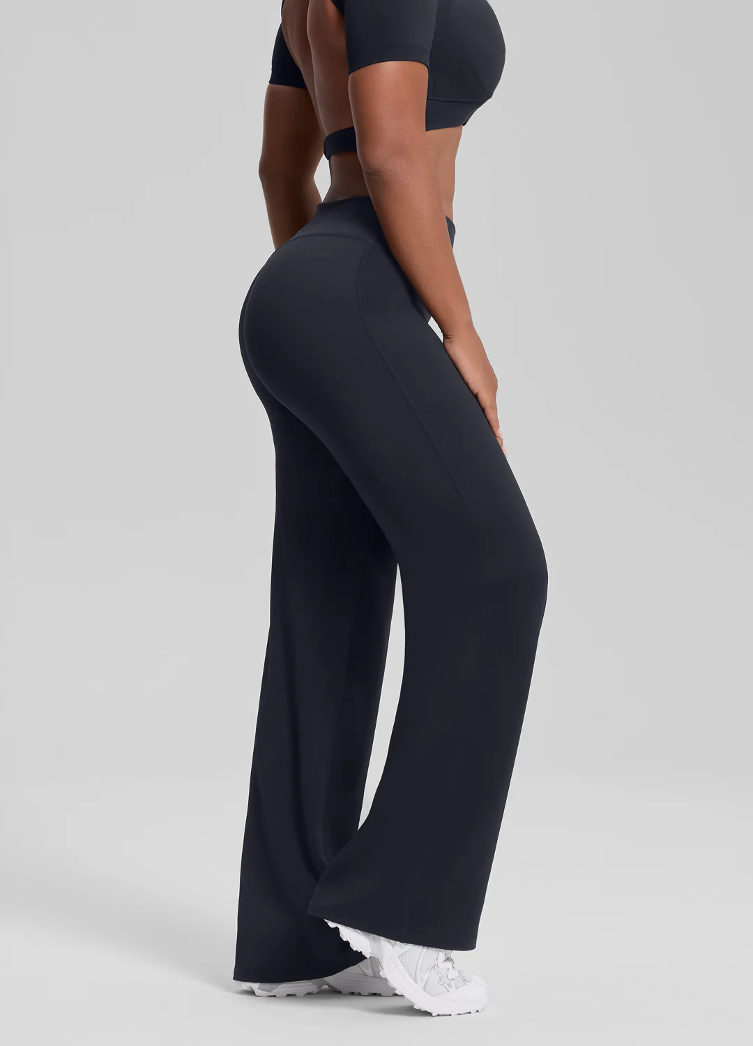 Straight Leg Flowy Stretchy Soft Sweat-Wicking Bottoms - Image 2