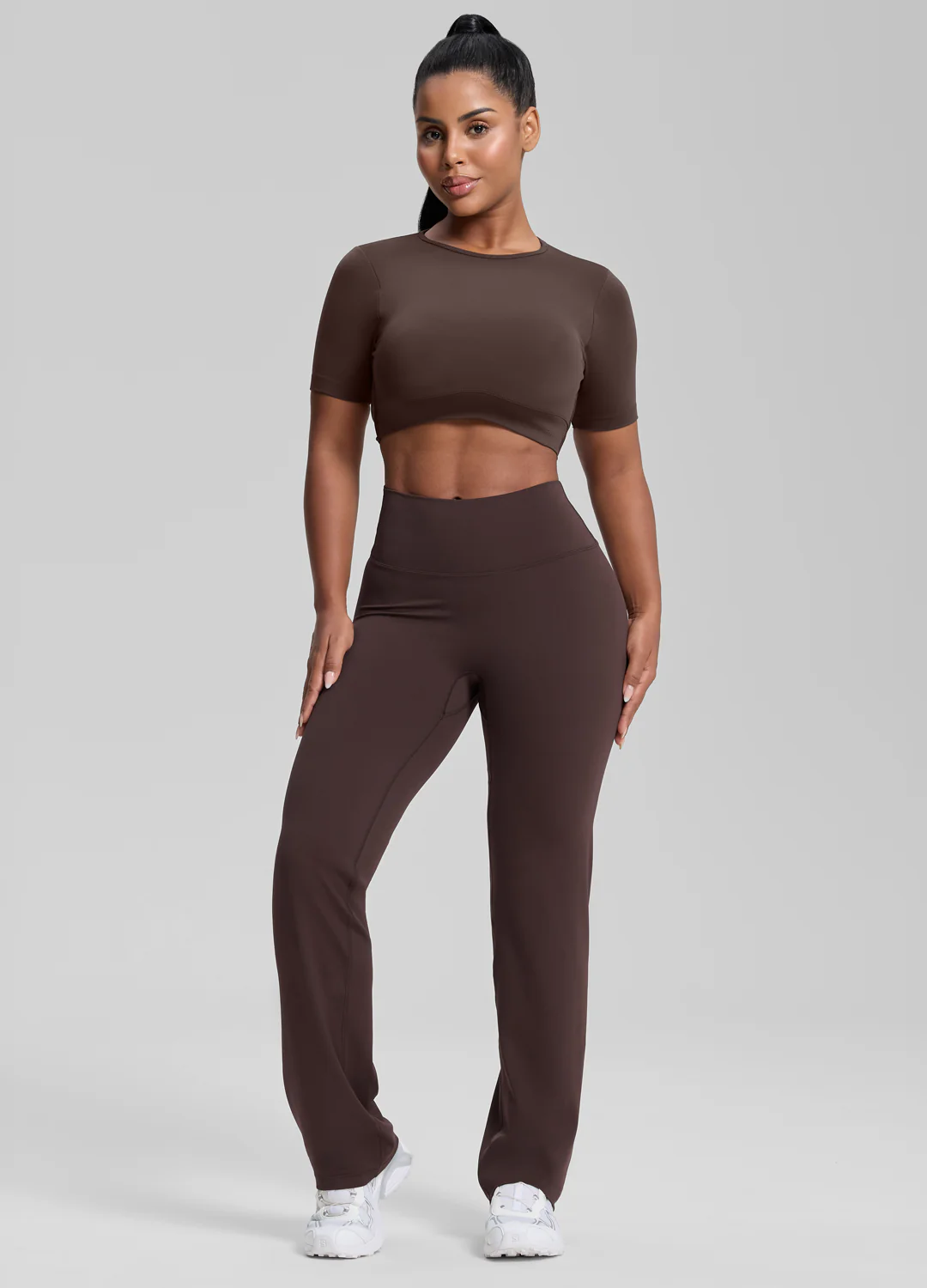 Straight Leg Flowy Stretchy Soft Sweat-Wicking Bottoms - Image 5