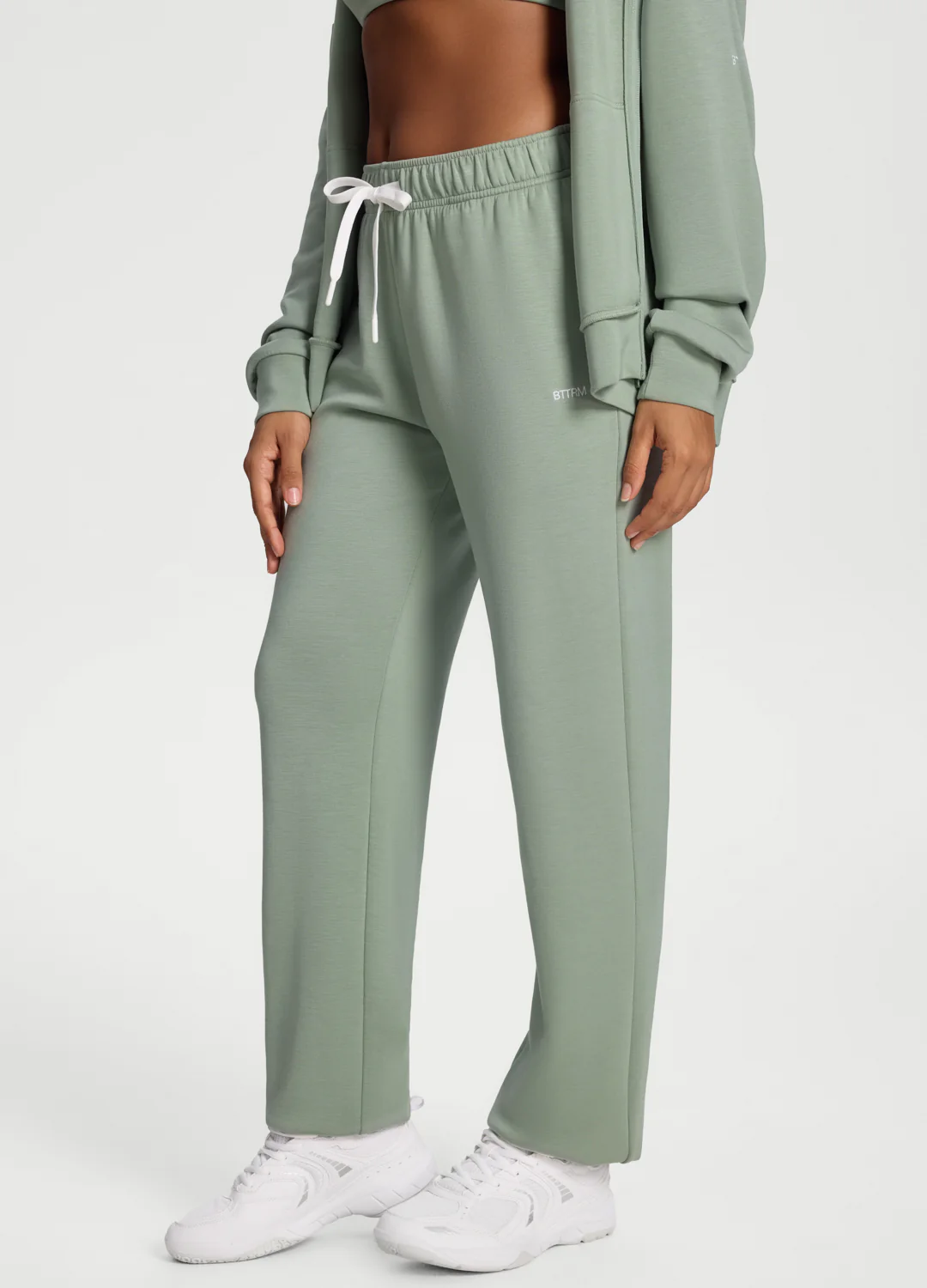 Soft Straight-Leg Sweatpants - Image 2
