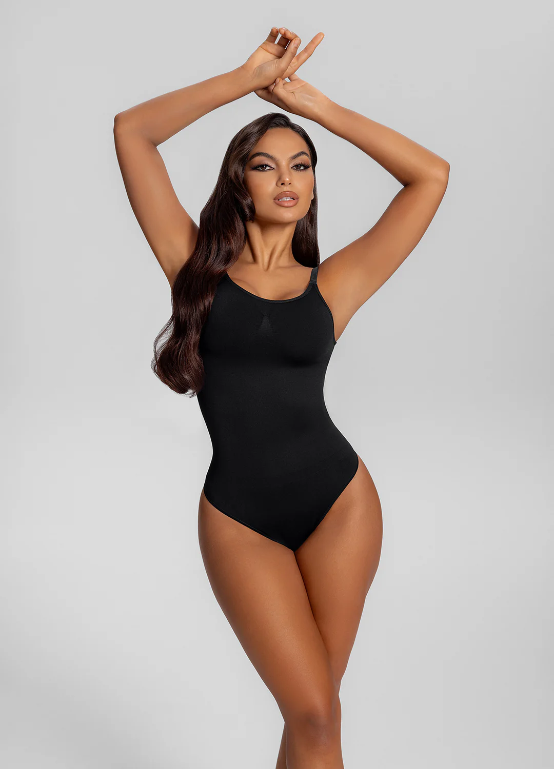 Seamless Strap Tummy-Control Full Body Shaper Bodysuit - Image 5