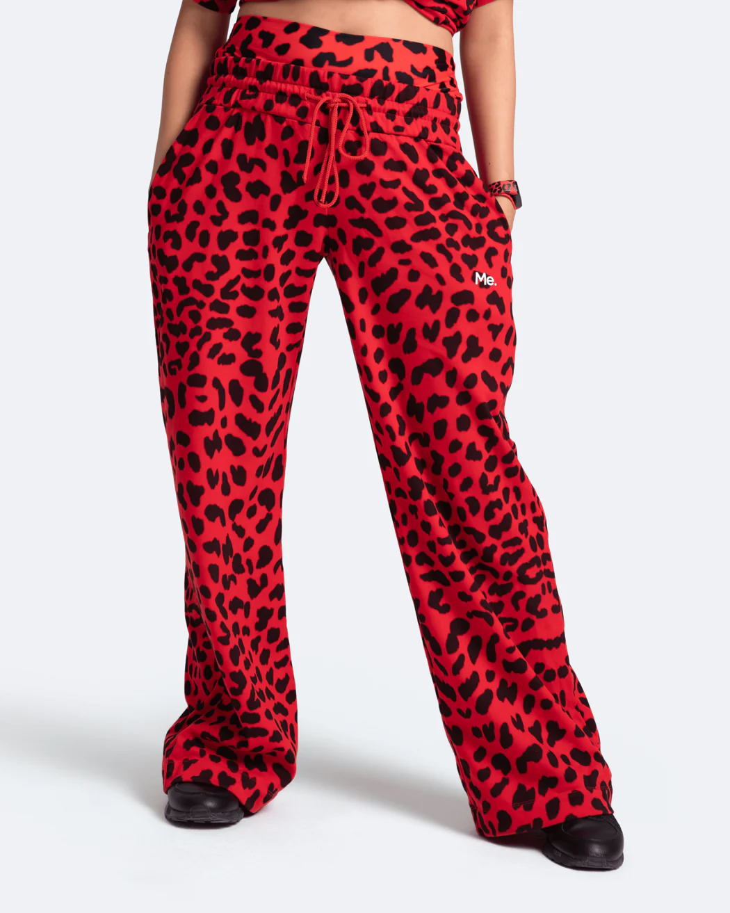 Tummy Control Wide Leg Pants - Image 2