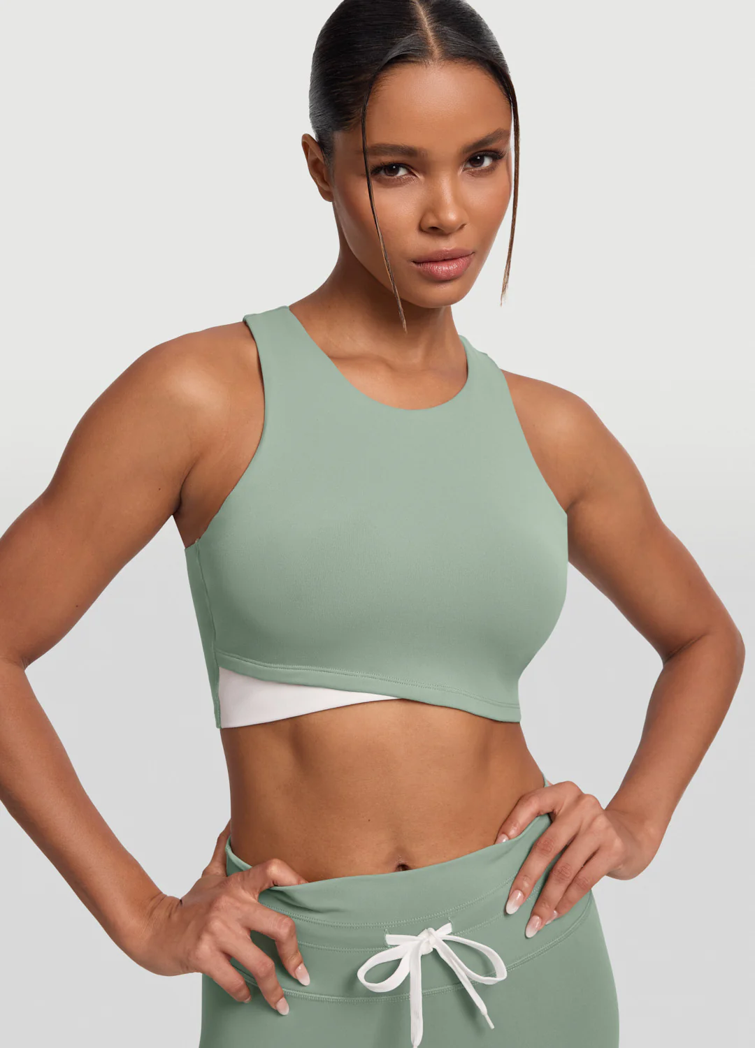 Two-Tone Crop Top - Image 4