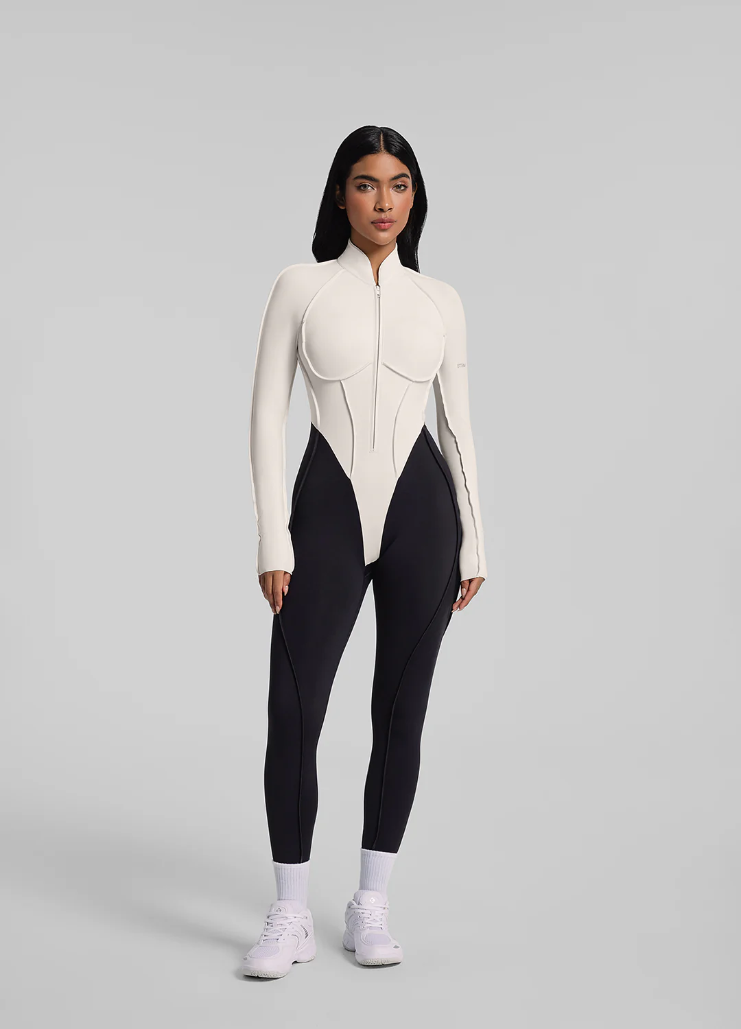 Two-Tone Full-Length Catsuit - Image 3
