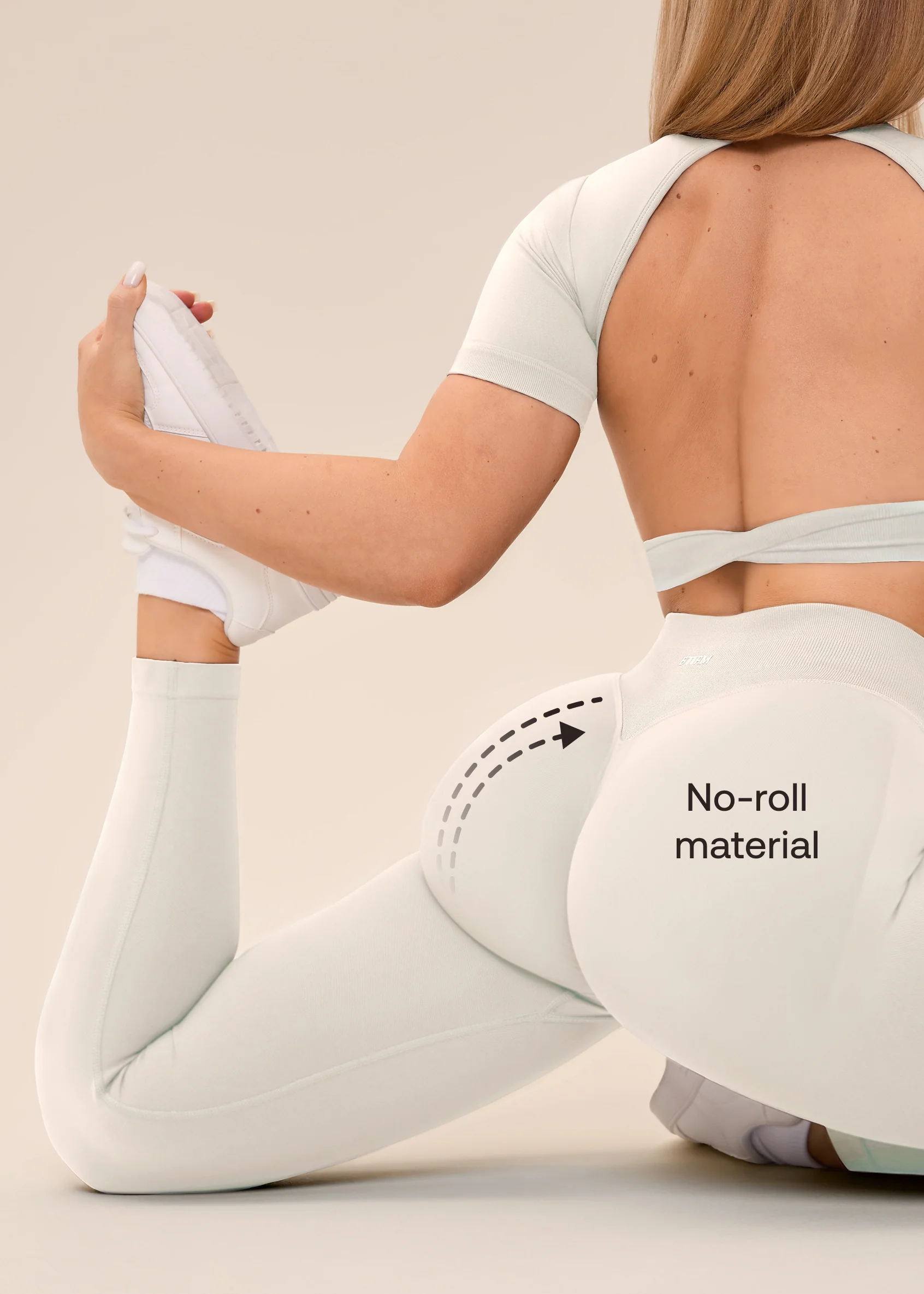 Ultrasculpt High Waisted Butt Lifting Tummy Control Shaping Training Leggings - Image 2