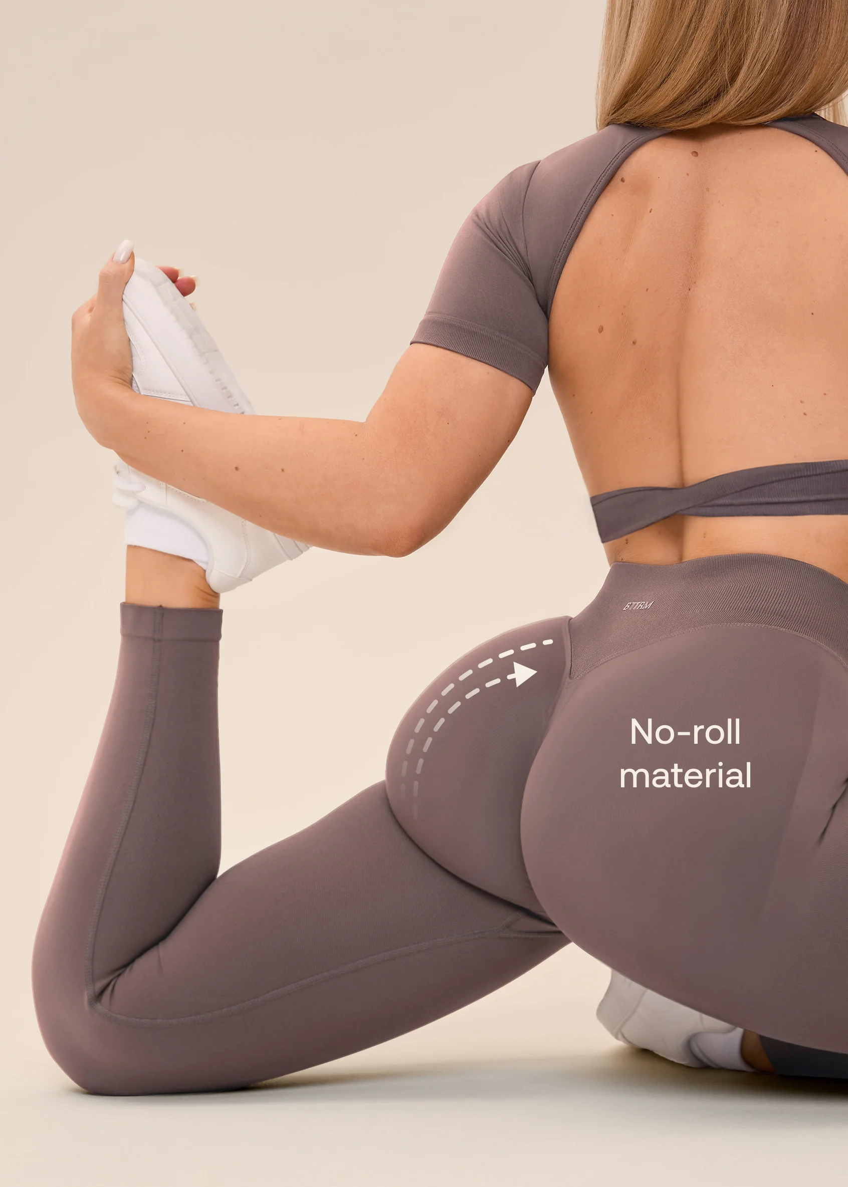Ultrasculpt High Waisted Butt Lifting Tummy Control Shaping Training Leggings - Image 3