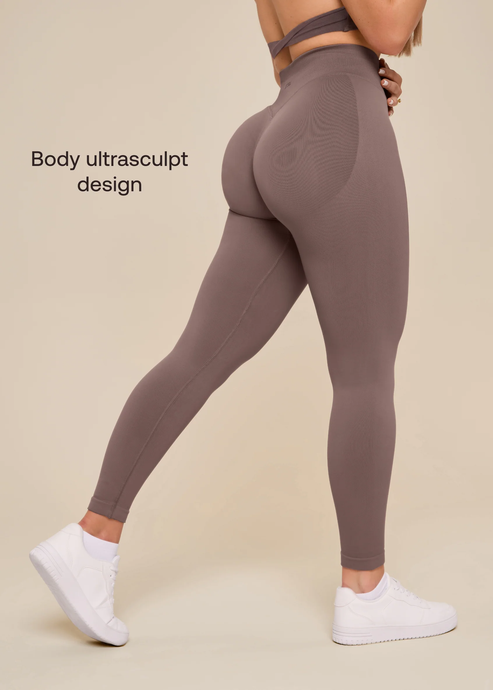 Ultrasculpt High Waisted Butt Lifting Tummy Control Shaping Training Leggings - Image 6