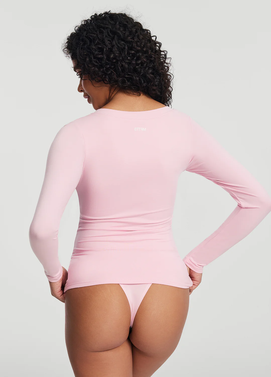 V-Neck Long Sleeve Top - Image 2
