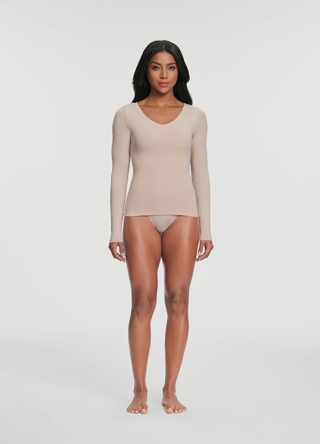 V-Neck Long Sleeve Top - Image 5