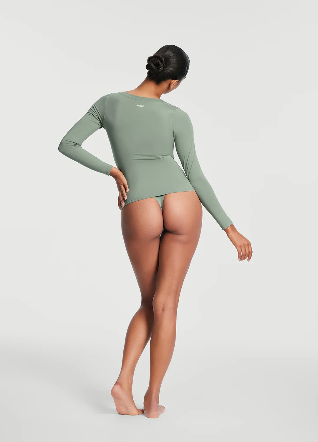 V-Neck Long Sleeve Top - Image 2