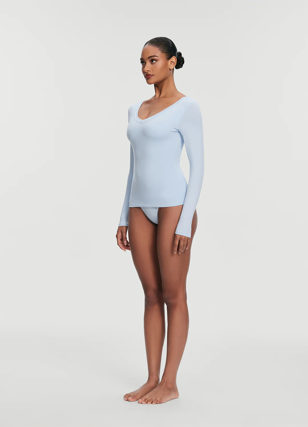 V-Neck Long Sleeve Top - Image 5