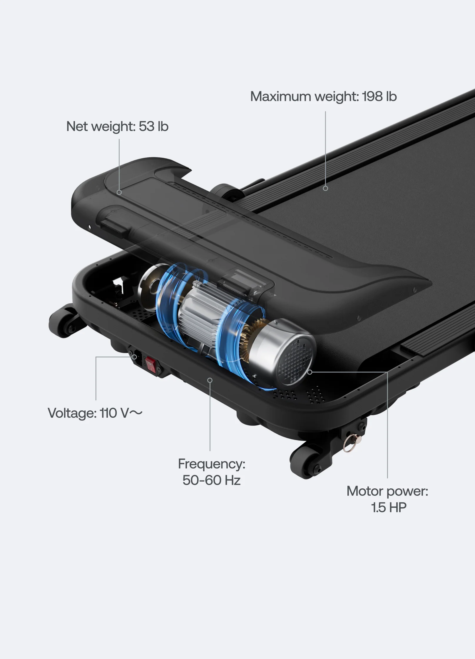 Walking Pad with Incline - Image 3